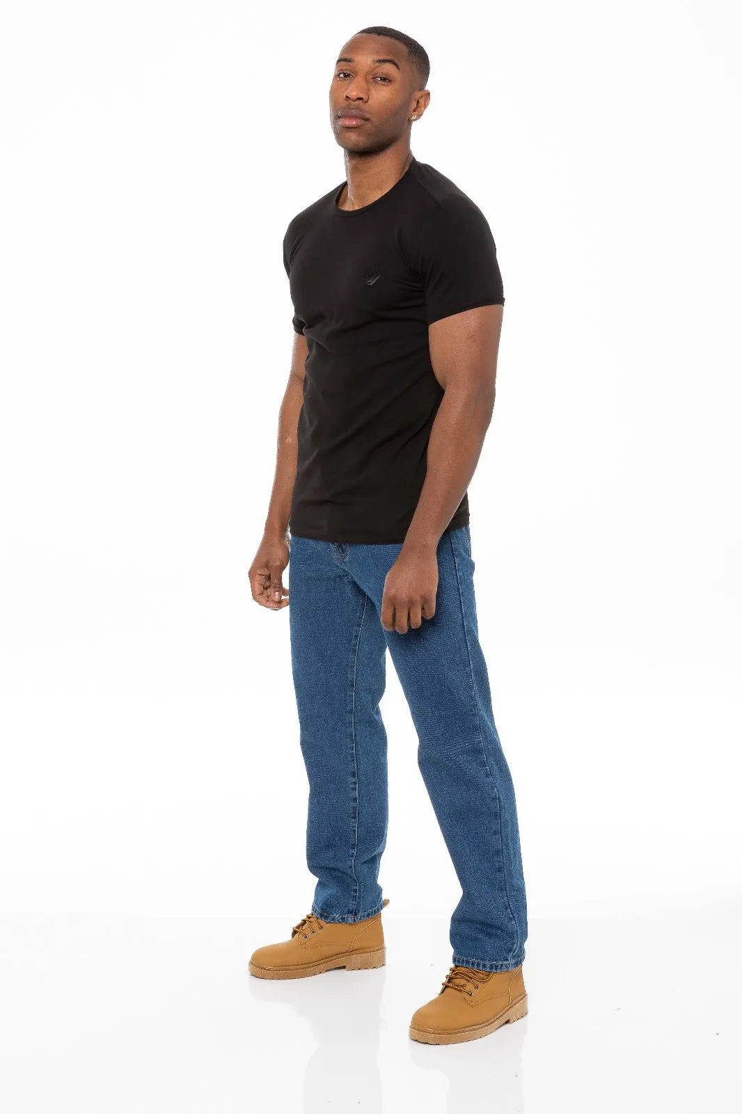 Mens Stone Wash Classic Denim Jeans BCB | Blue Circle Designer Menswear sold by Raw Denim product image thumbnail 5