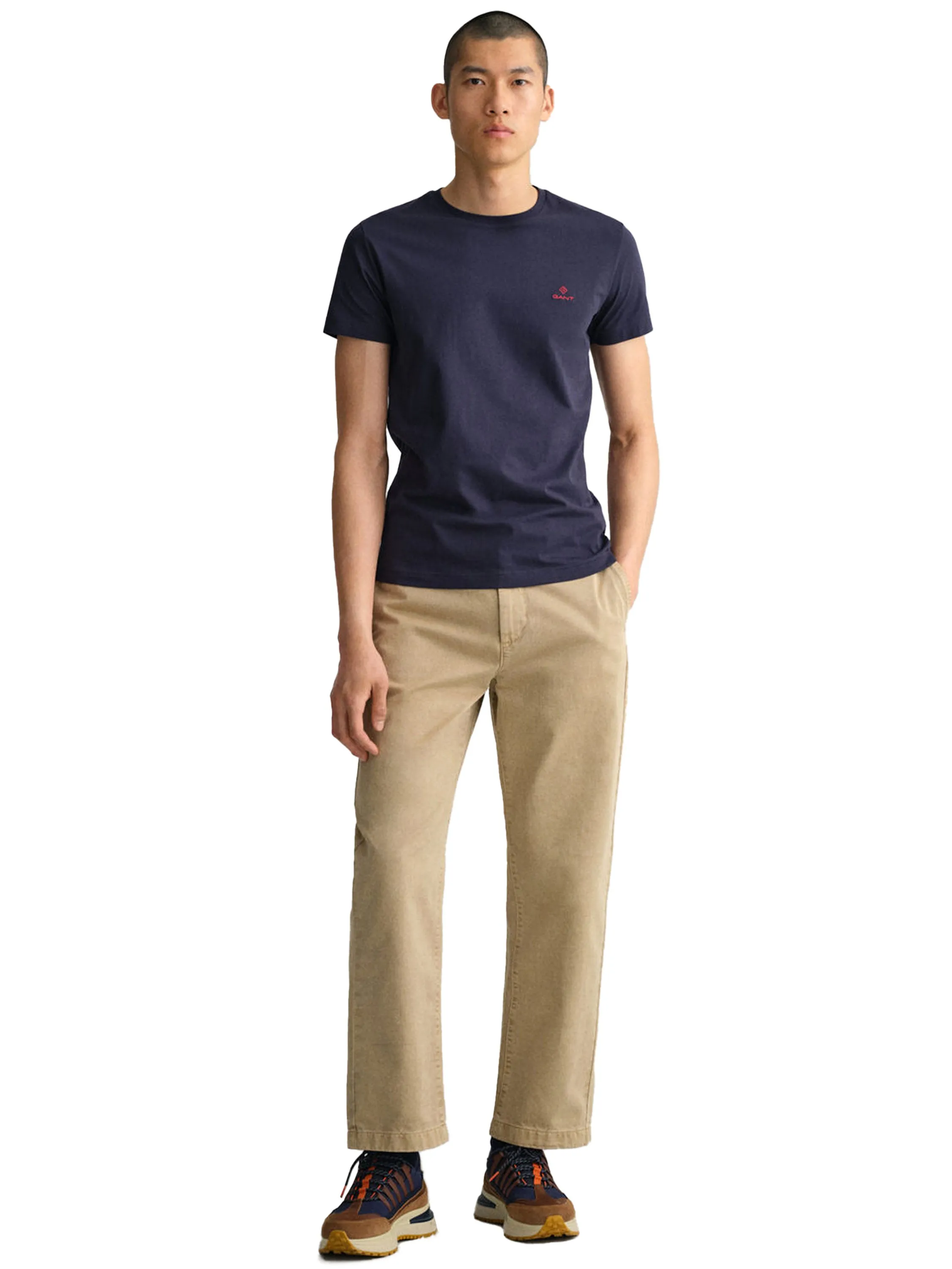 Gant Contrast Logo | Mens Crew Neck T-Shirt sold by Raw Denim product image thumbnail 3