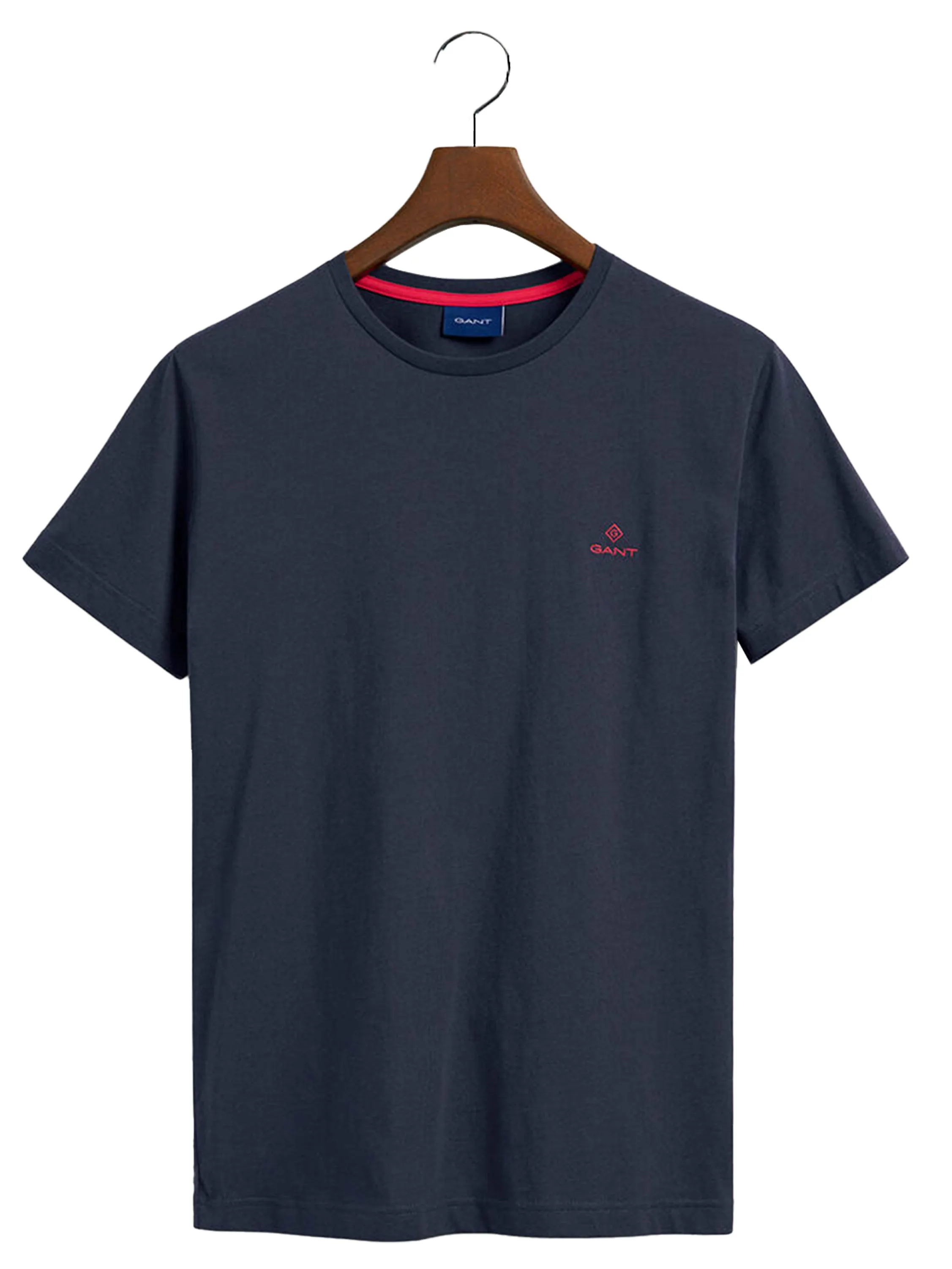 Gant Contrast Logo | Mens Crew Neck T-Shirt sold by Raw Denim product image thumbnail 4