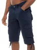 Enzo Mens Cargo Combat Shorts  | Enzo Designer Menswear sold by Raw Denim