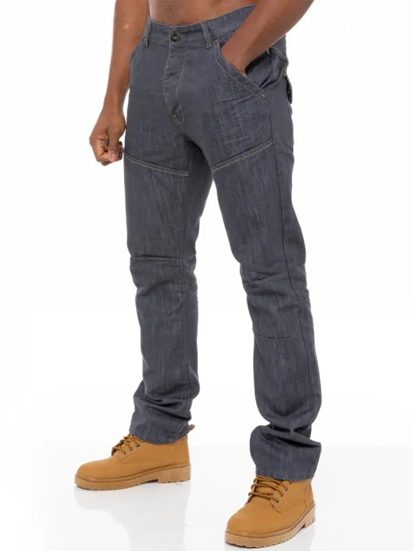 Mens Straight Fit Denim Jeans EZ243 - EZ244 | Enzo Designer Menswear sold by Raw Denim