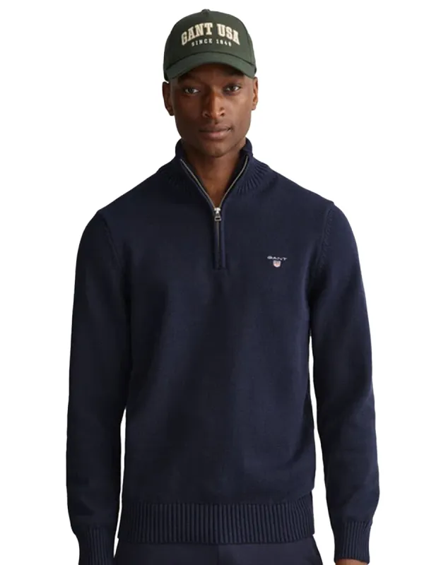 Gant | Mens Cotton Half Zip Sweatshirt made by Gant