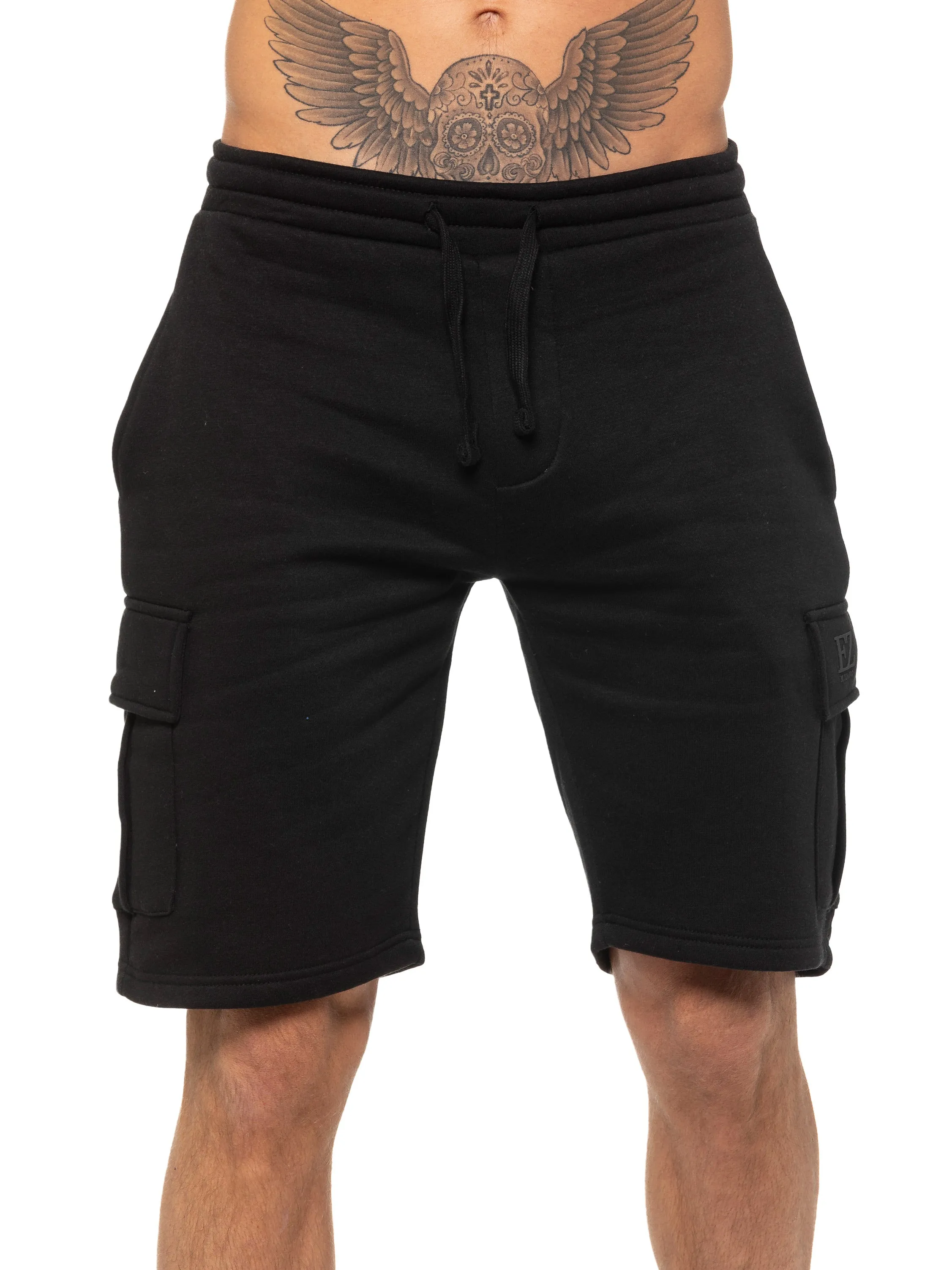 Enzo | Mens Cargo Fleece Shorts sold by Raw Denim product image thumbnail 2