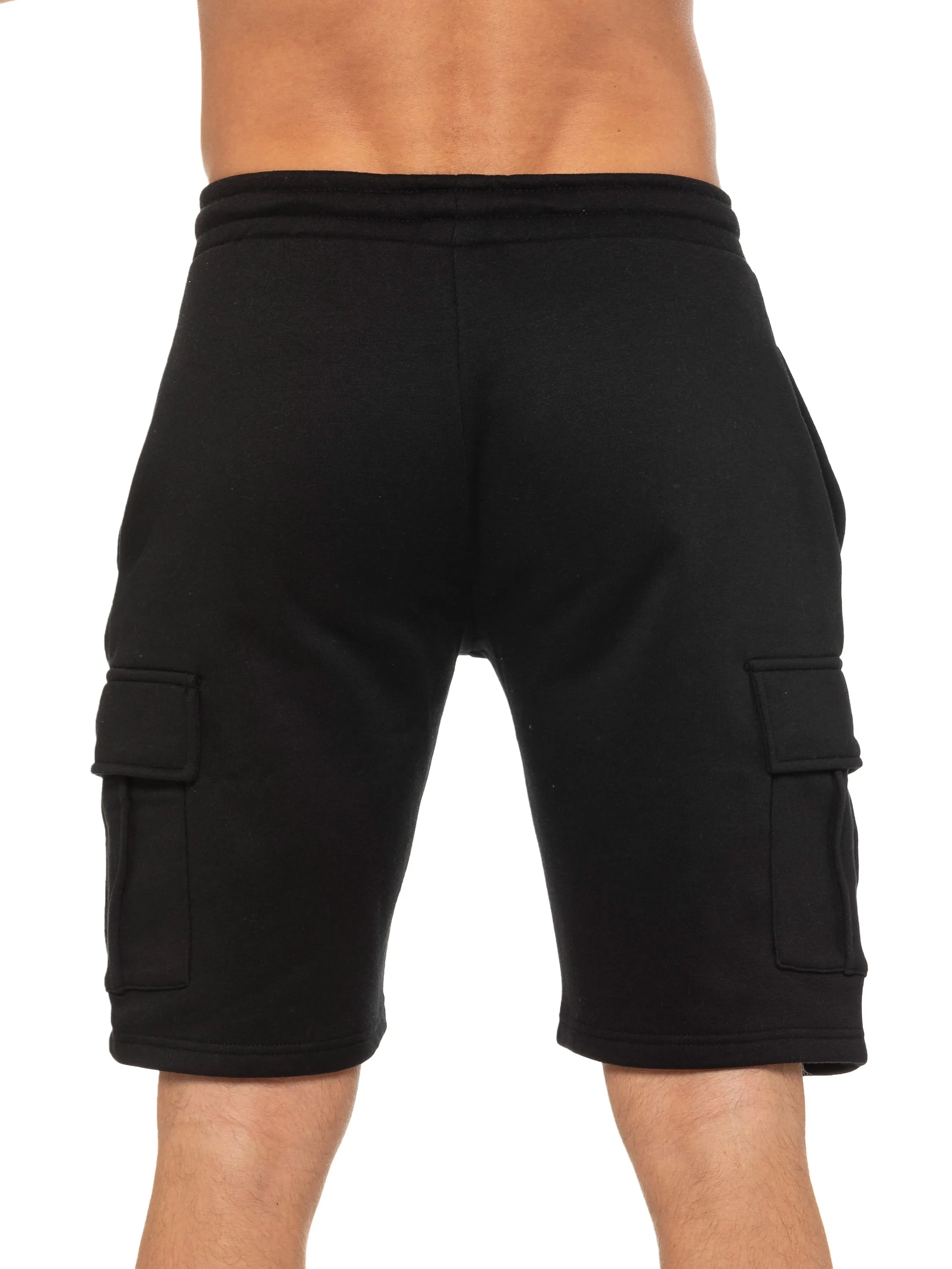 Enzo | Mens Cargo Fleece Shorts sold by Raw Denim product image thumbnail 4
