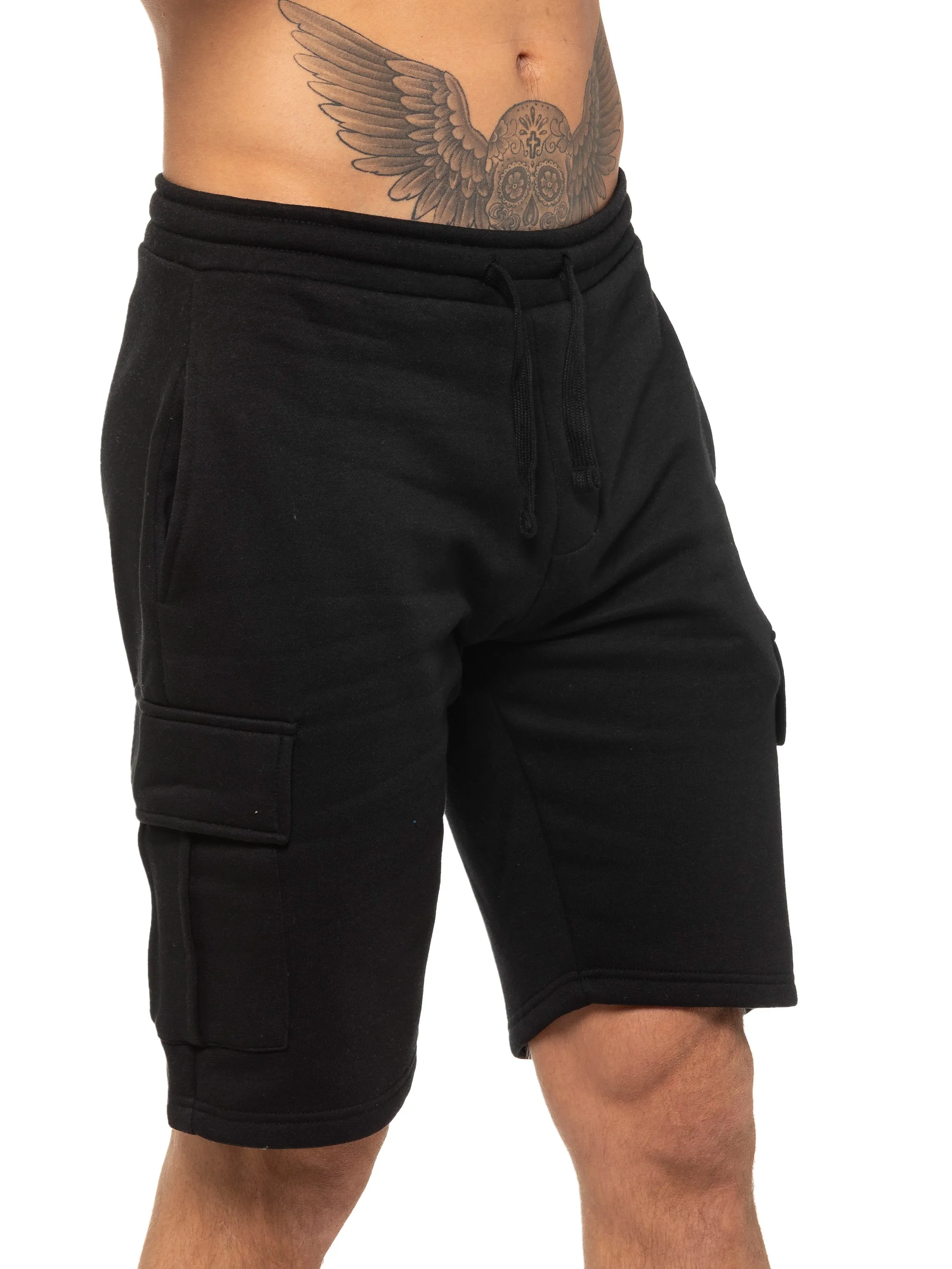 Enzo | Mens Cargo Fleece Shorts sold by Raw Denim product image thumbnail 3