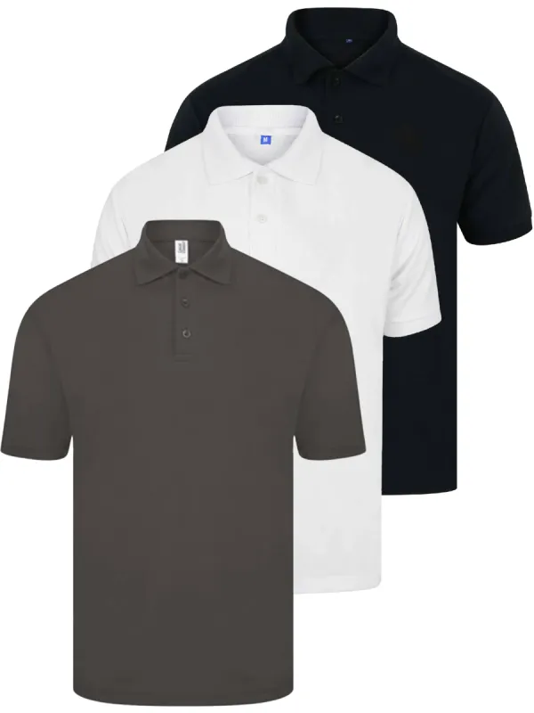 Kruze | Mens Polo T-Shirts (3 Pack) sold by Raw Denim