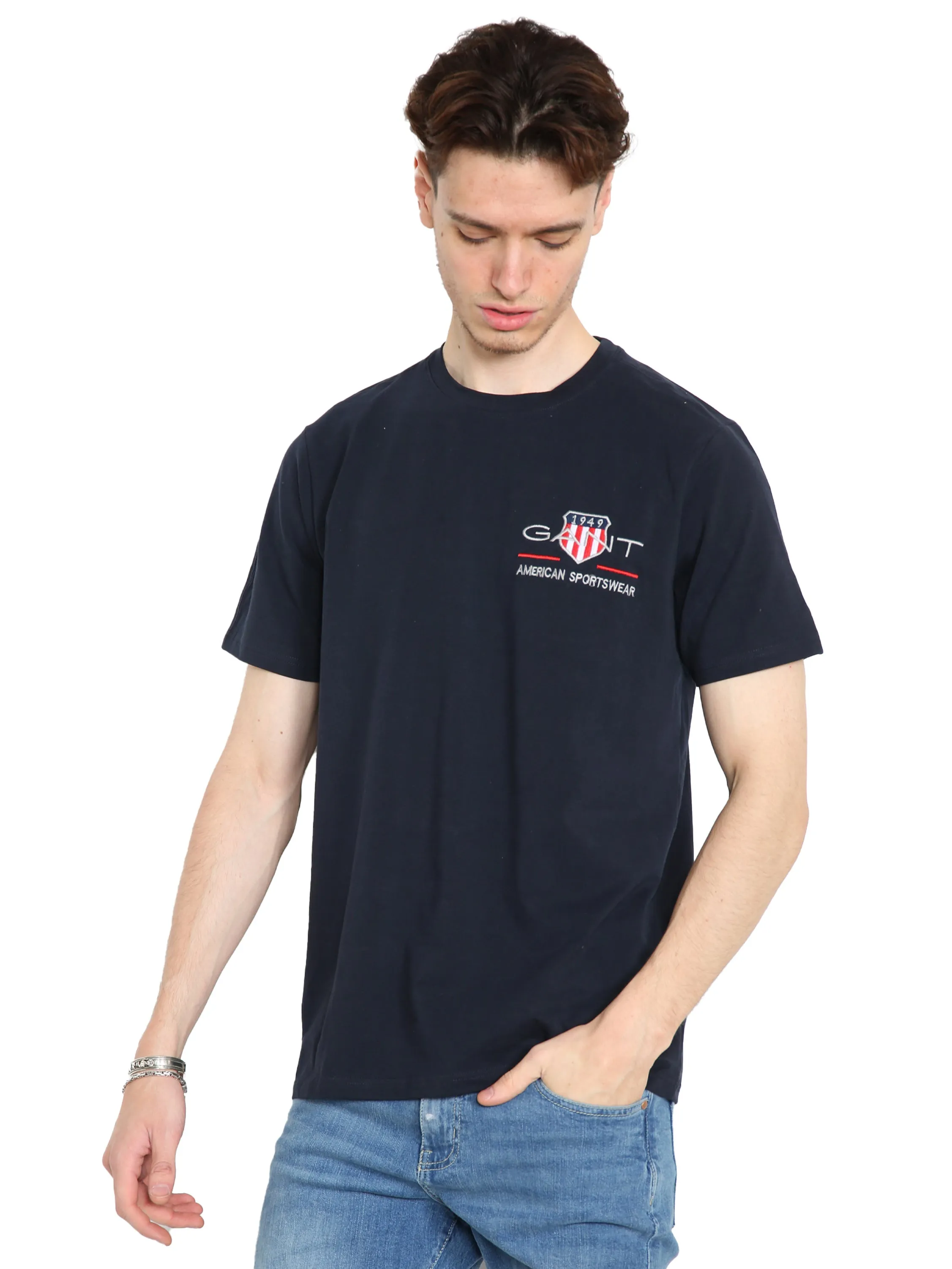 Gant American | Mens Crew Neck T-Shirts sold by Raw Denim product image thumbnail 2