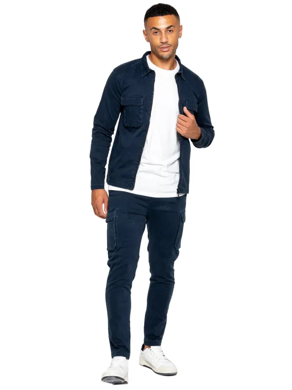 Enzo | Mens Cargo Tracksuit sold by Raw Denim