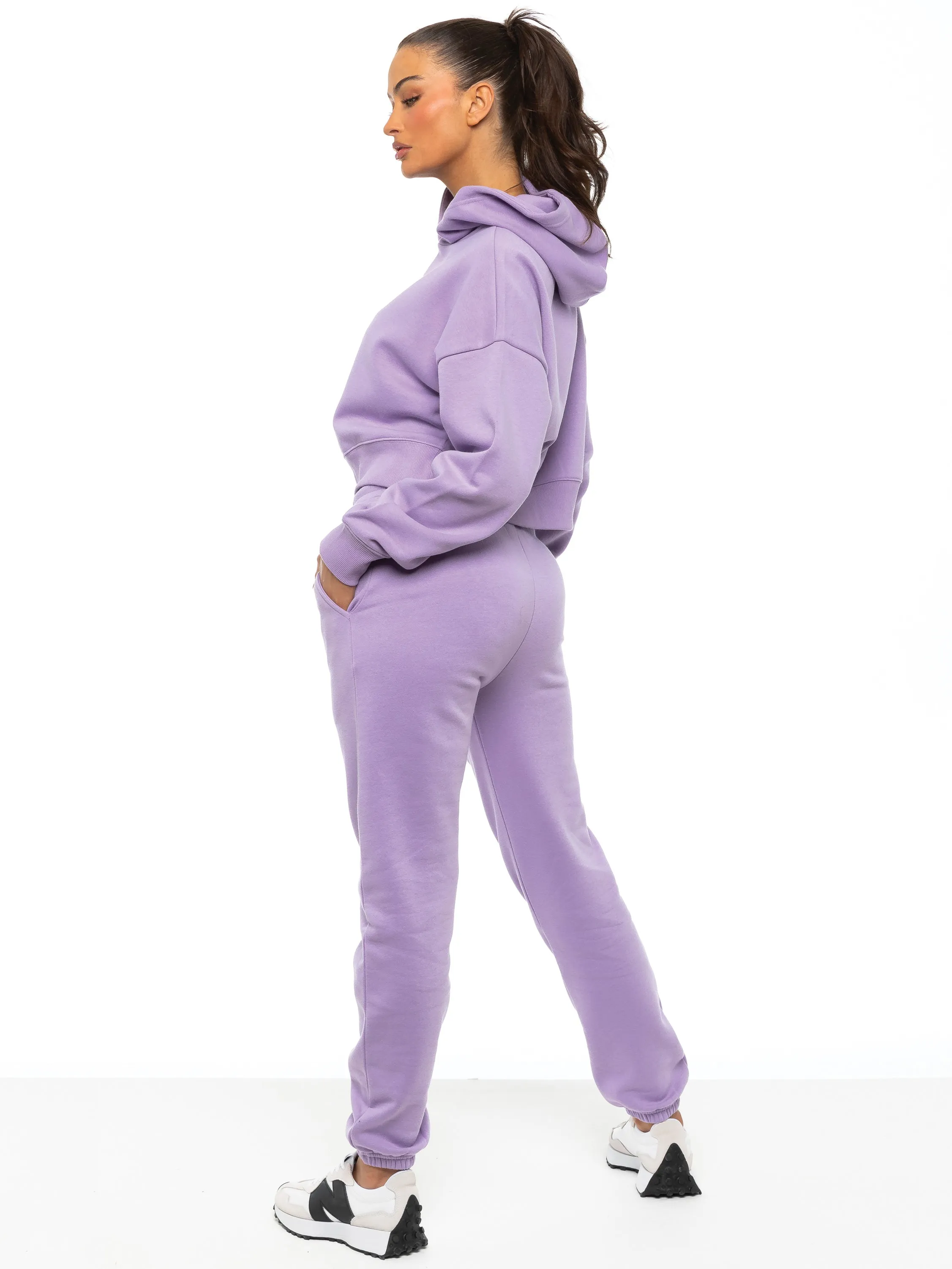 Enzo | Womens Cropped Hoodie Tracksuit sold by Raw Denim product image thumbnail 3