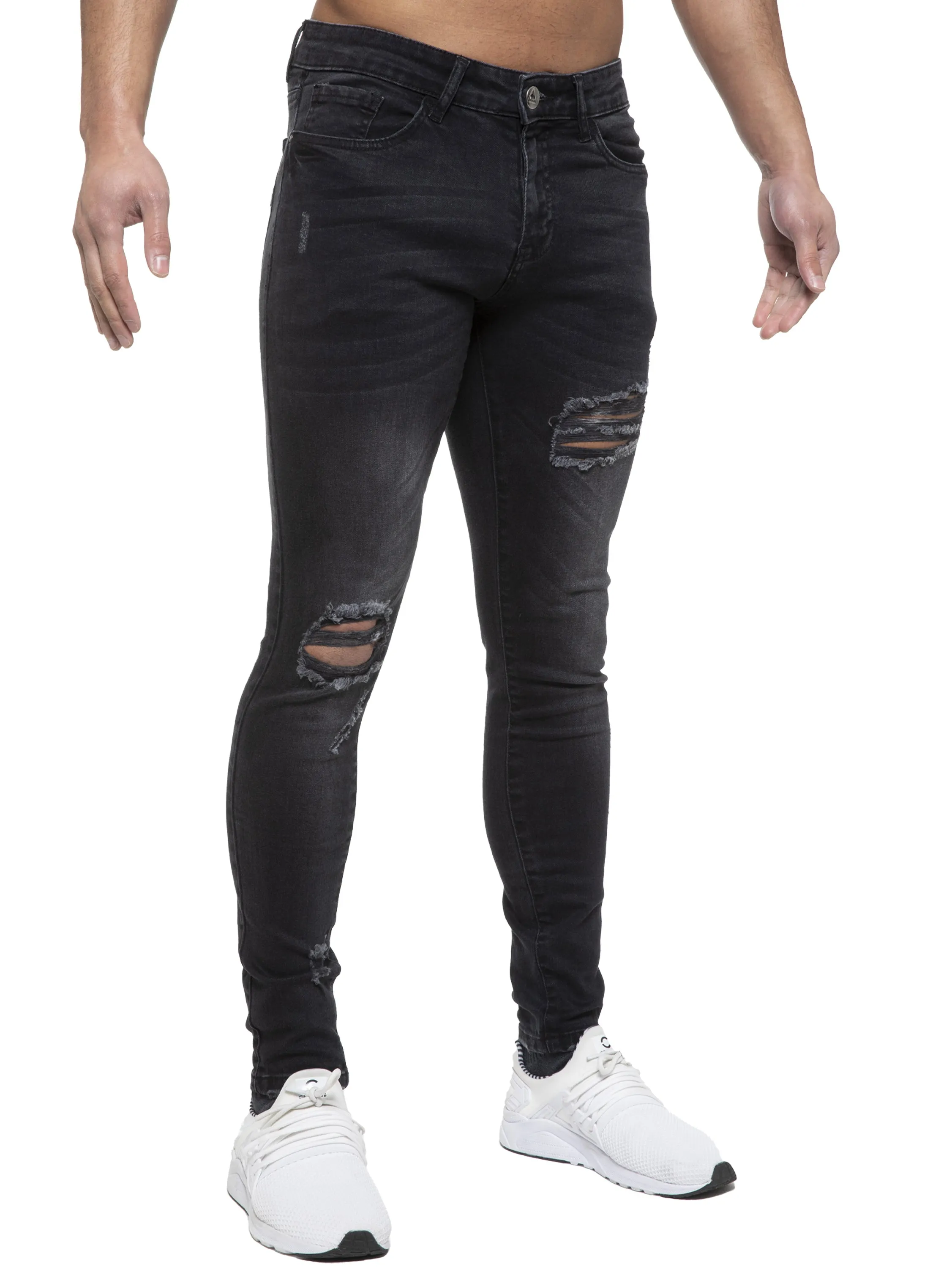 ETO | Mens Skinny Ripped Jeans sold by Raw Denim product image thumbnail 3