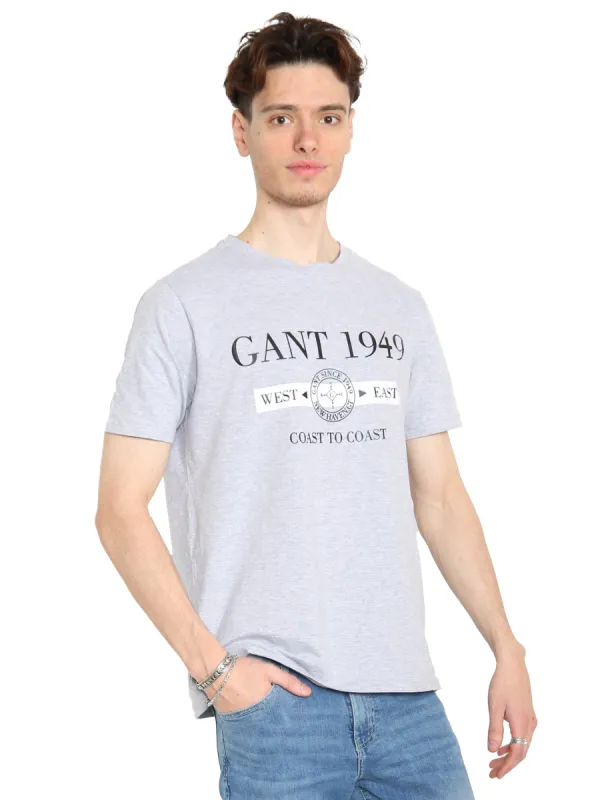 Gant Coast | Mens Crew Neck T-Shirts sold by Raw Denim
