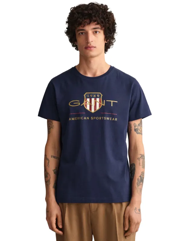 Gant | Mens Archive Shield T-Shirt sold by Raw Denim