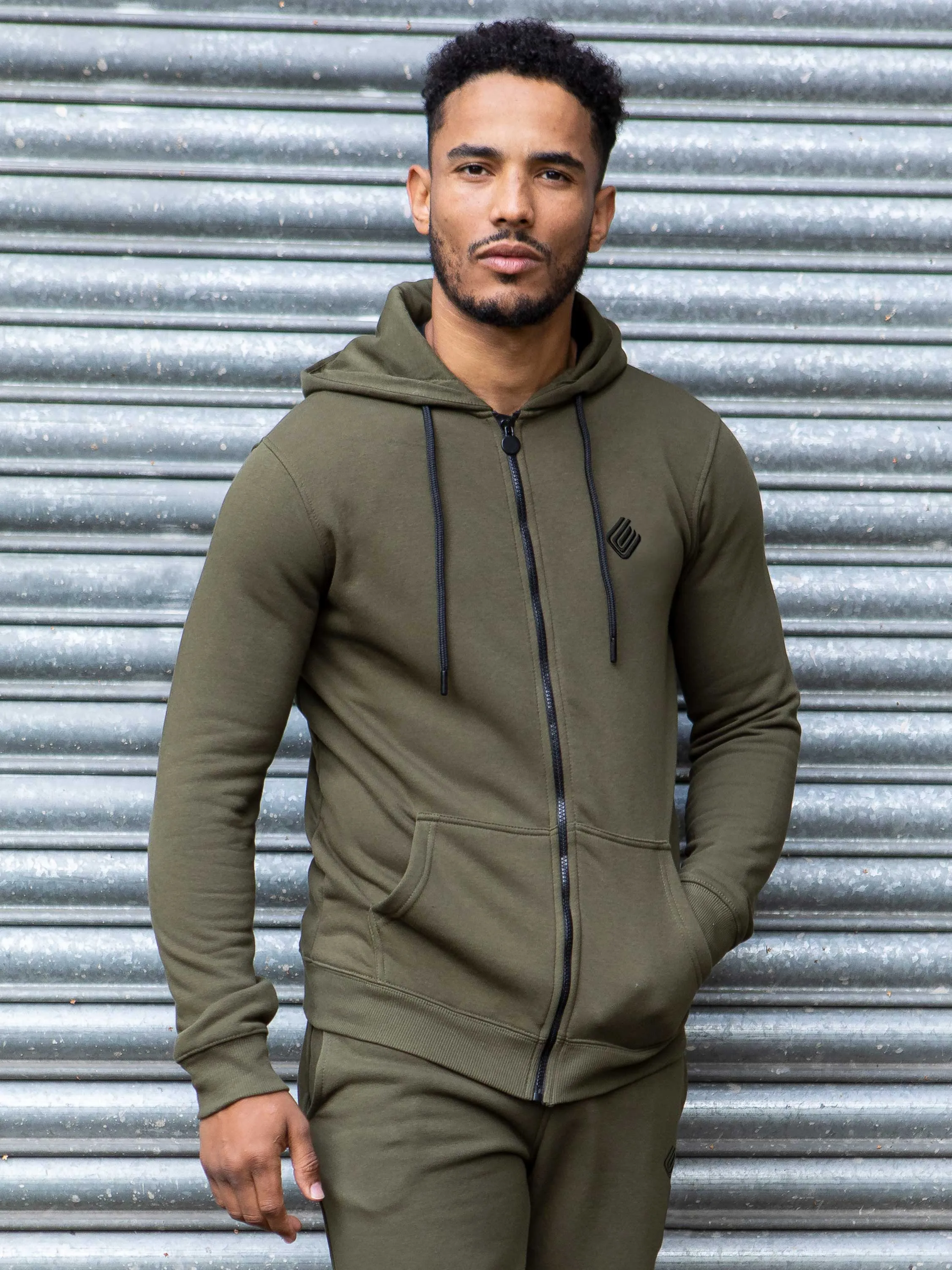 Enzo Mens Slim Fit Zip Up Tracksuit Jog Set sold by Raw Denim