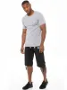 Denim Combat Shorts | Enzo Designer Menswear sold by Raw Denim