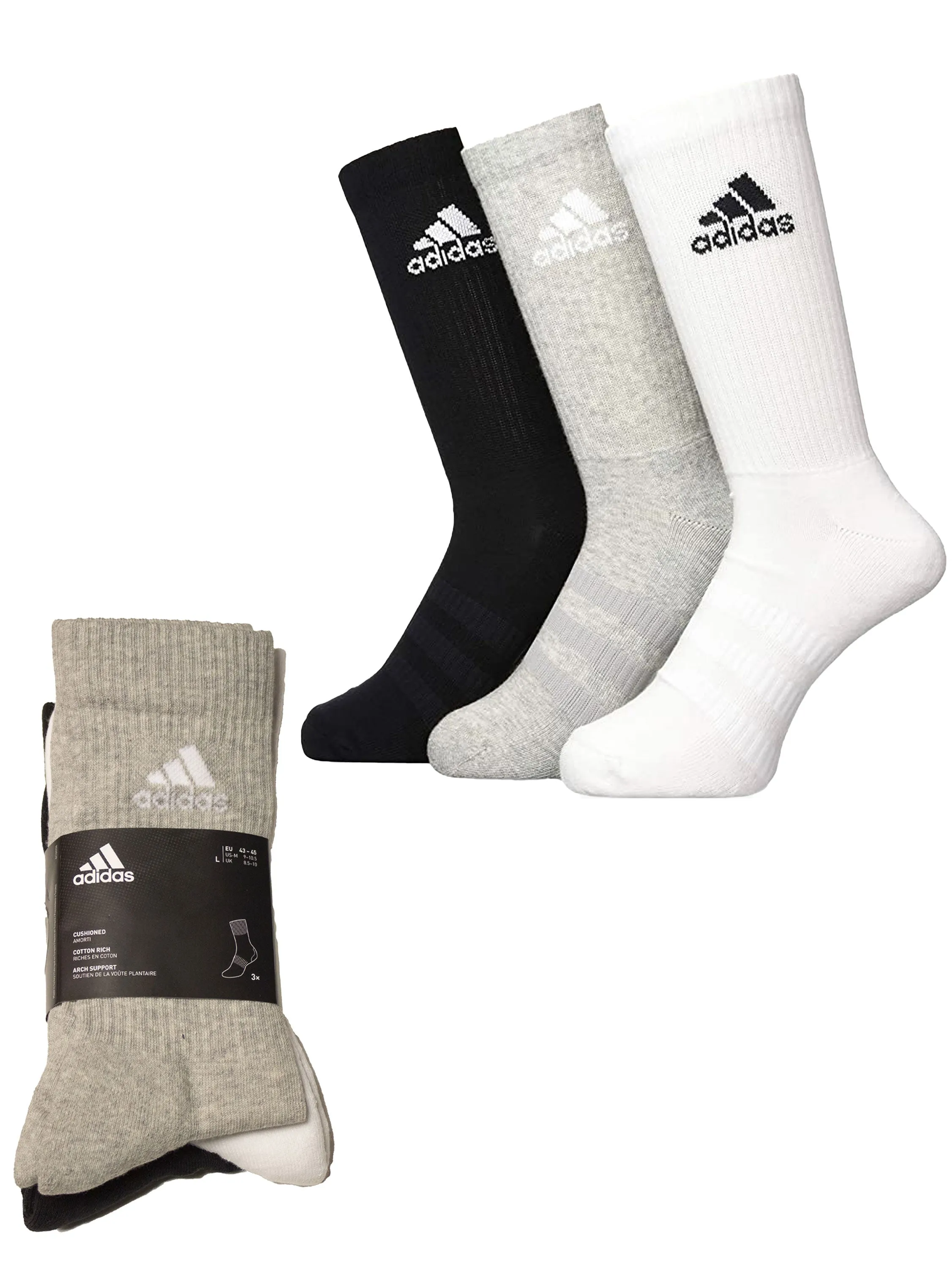 Adidas | Mens Crew Socks sold by Raw Denim