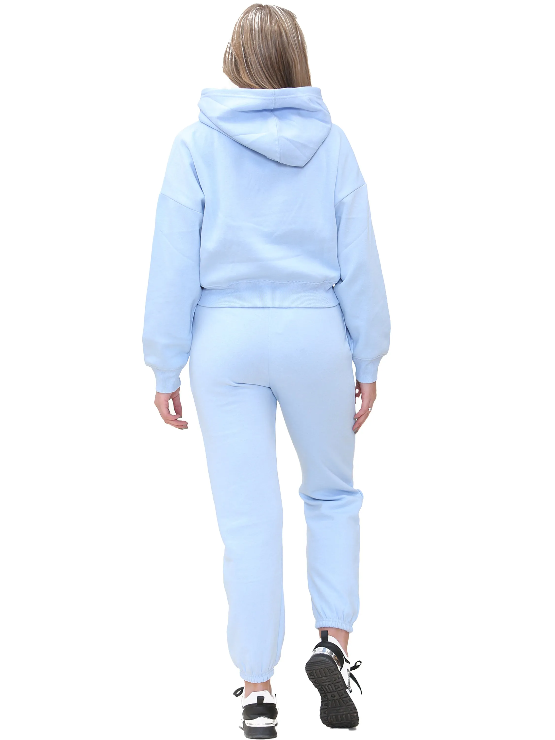 Enzo | Womens Cropped Hoodie Tracksuit sold by Raw Denim product image thumbnail 3