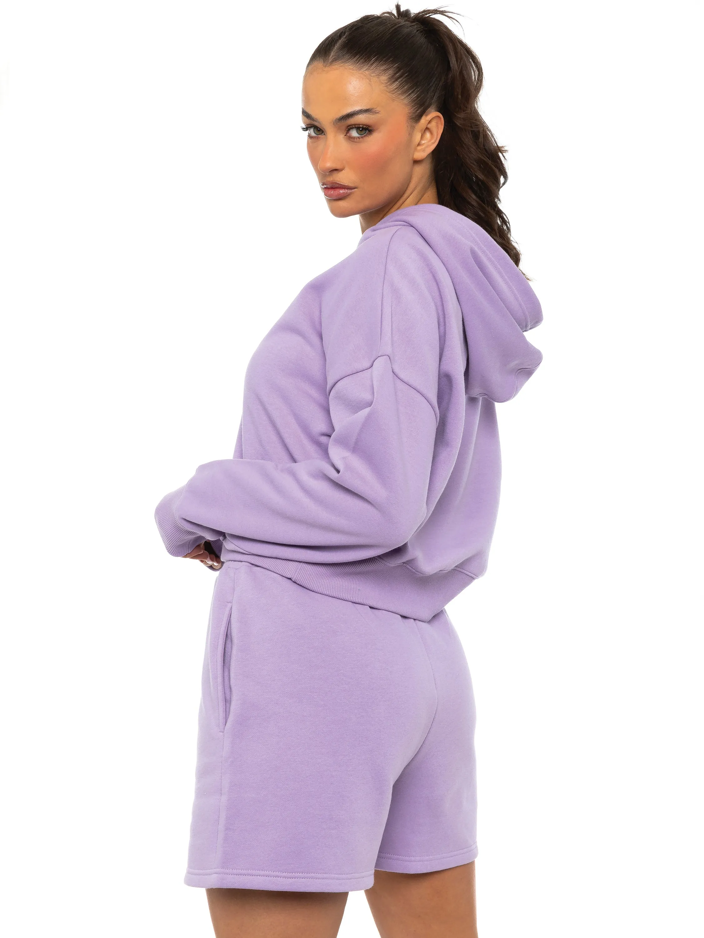 Enzo | Womens Cropped Hoodie sold by Raw Denim product image thumbnail 4