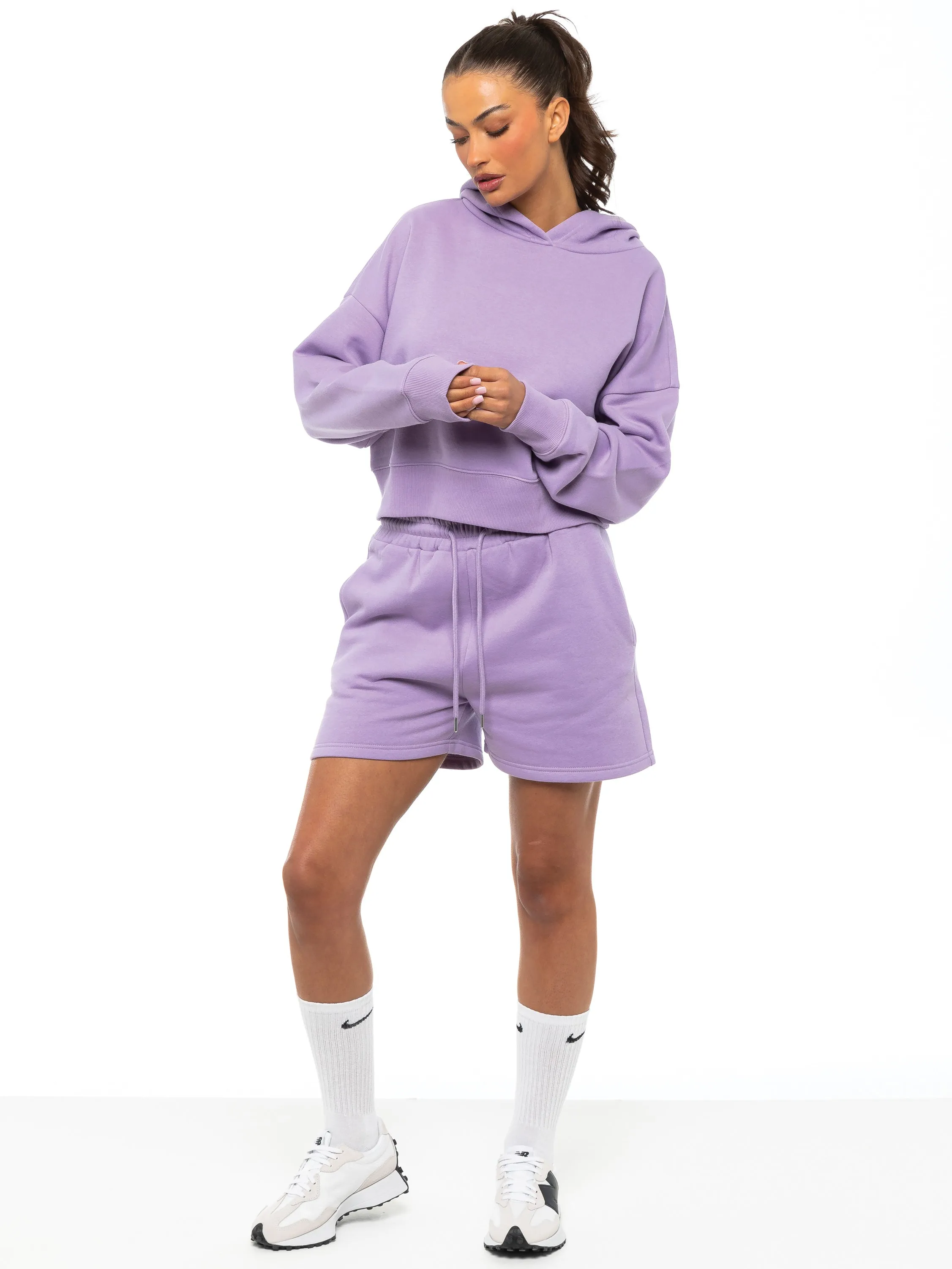 Enzo | Womens Cropped Hoodie sold by Raw Denim product image thumbnail 5