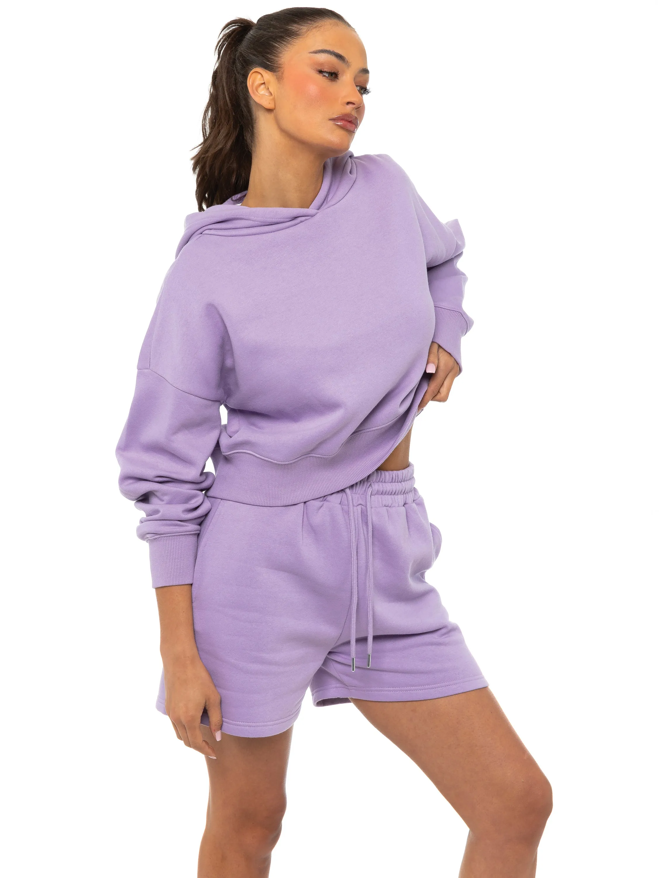 Enzo | Womens Cropped Hoodie sold by Raw Denim product image thumbnail 2