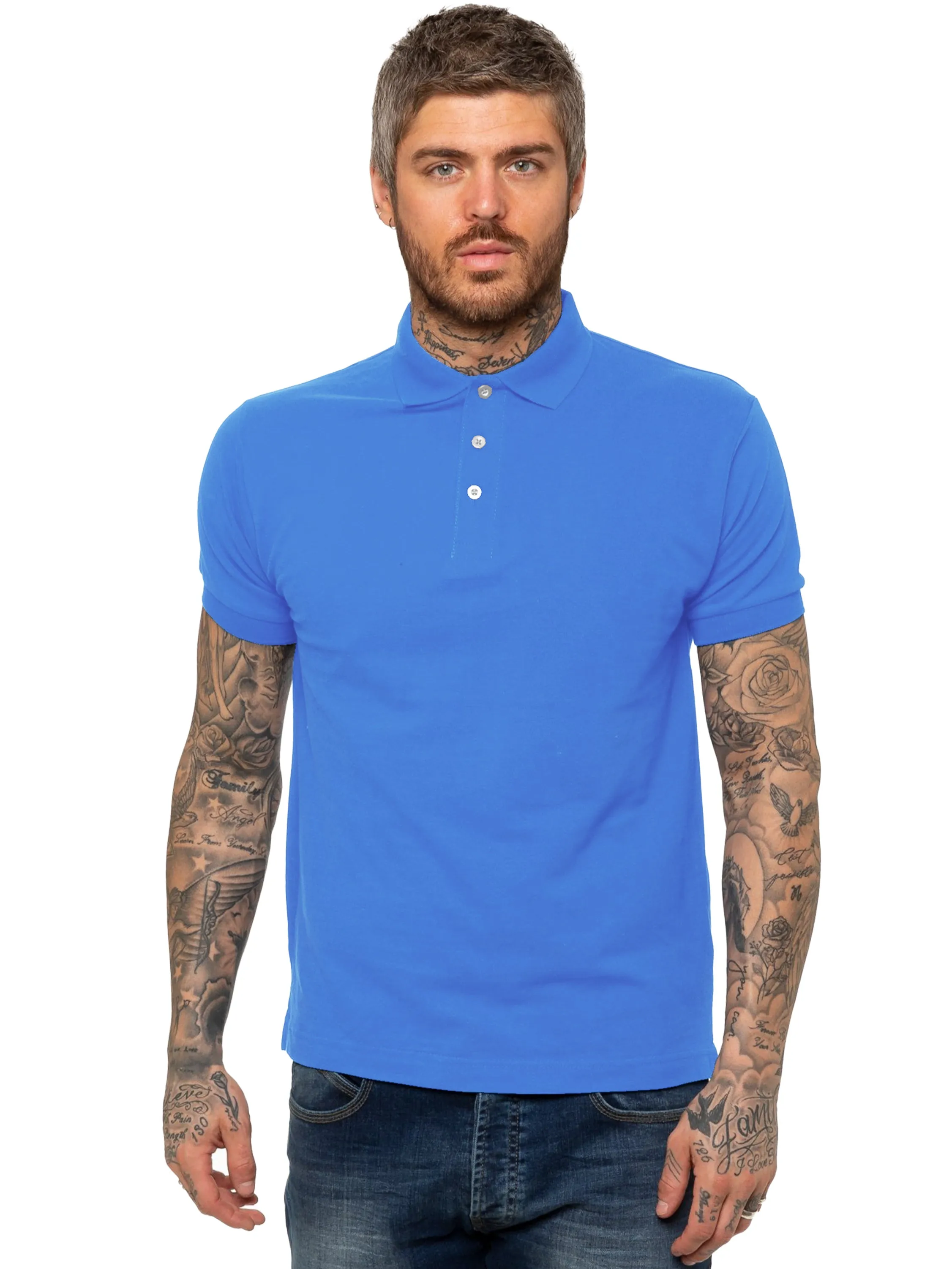 Kruze | Mens Pique Polo T-Shirt sold by Raw Denim product image thumbnail 2