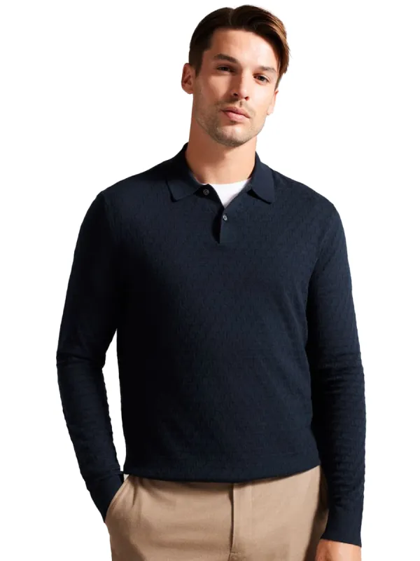 Ted Baker | Mens Knitted Polo Shirt - Morar made by Ted Baker