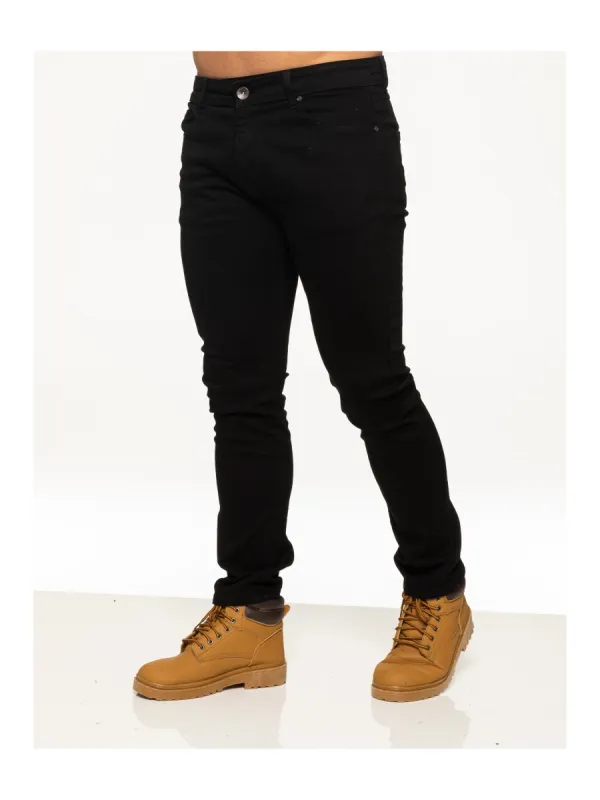 Mens Skinny Stretch Denim Jeans | Enzo Designer Menswear sold by Raw Denim