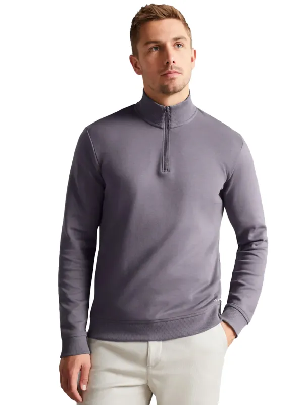 Ted Baker | Mens Half Zip Funnel Neck Sweat - Antram sold by Raw Denim