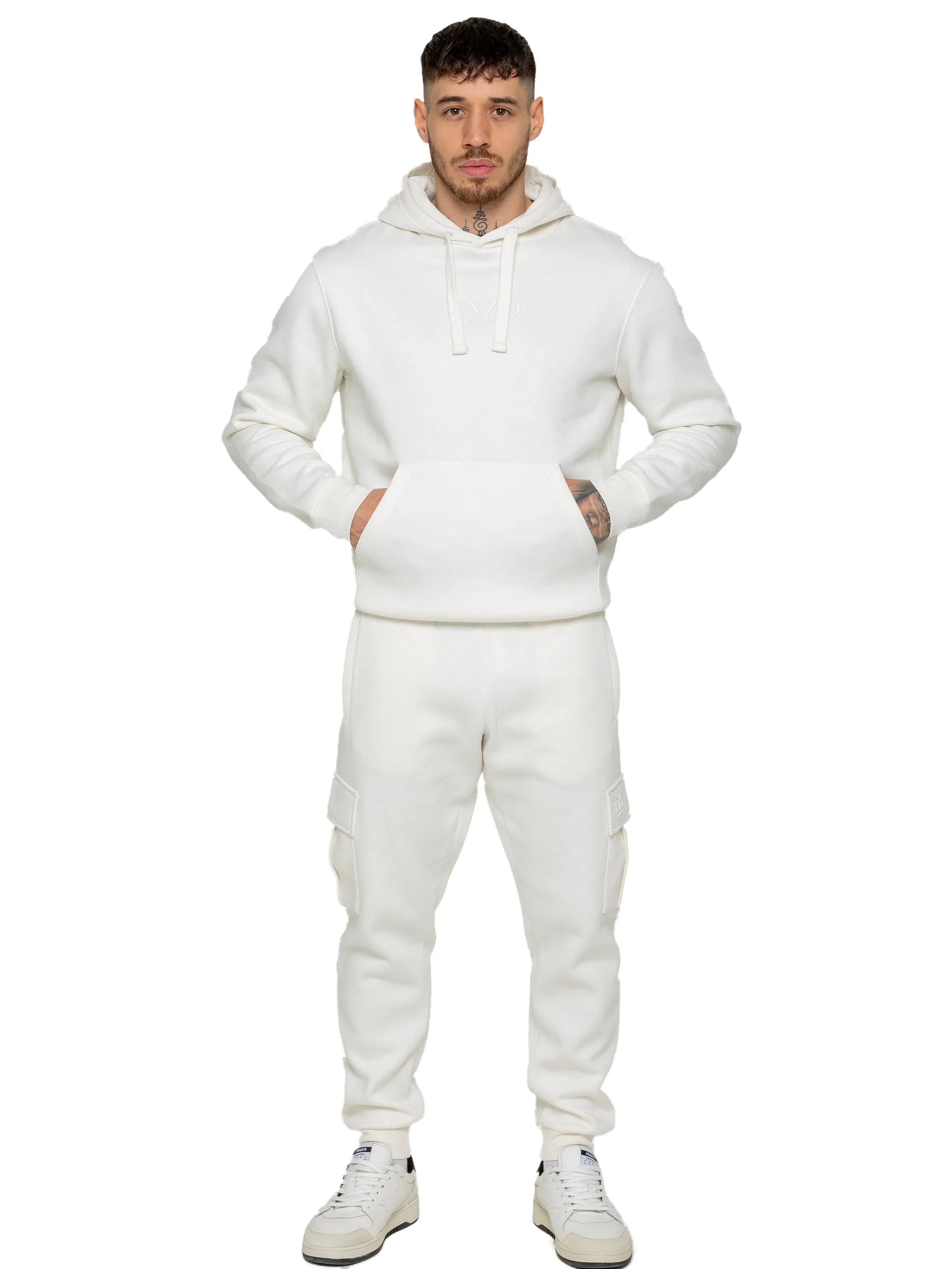 Enzo | Mens Pullover Hoodie Tracksuit Set sold by Raw Denim product image thumbnail 5