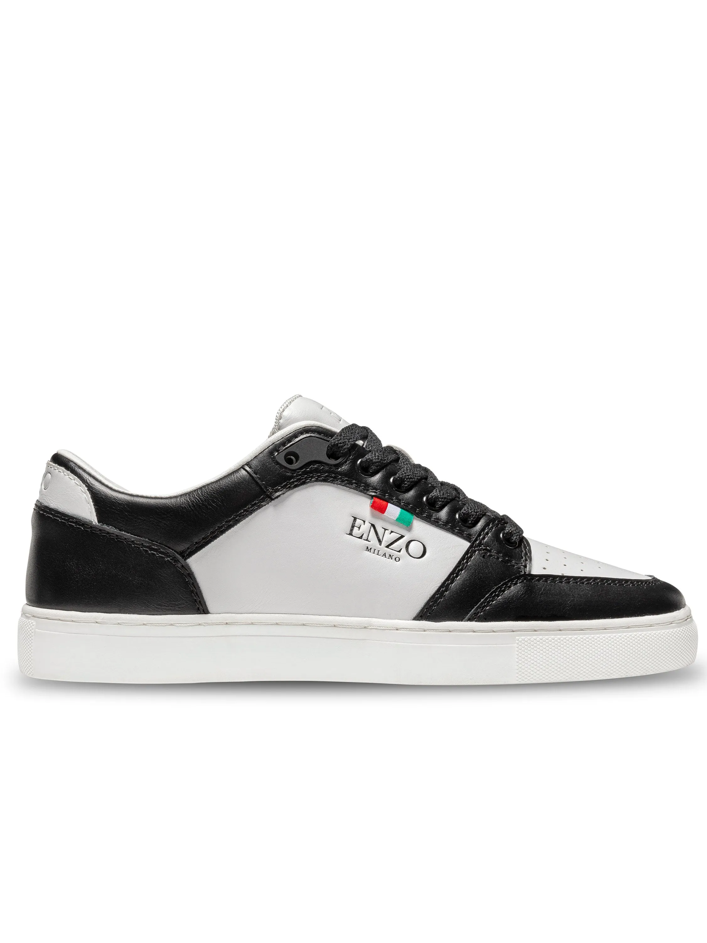 Enzo Milano | Mens Monza Low Top Trainers sold by Raw Denim