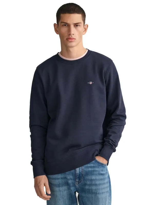 Gant | Mens Shield Crew Neck Sweatshirt sold by Raw Denim
