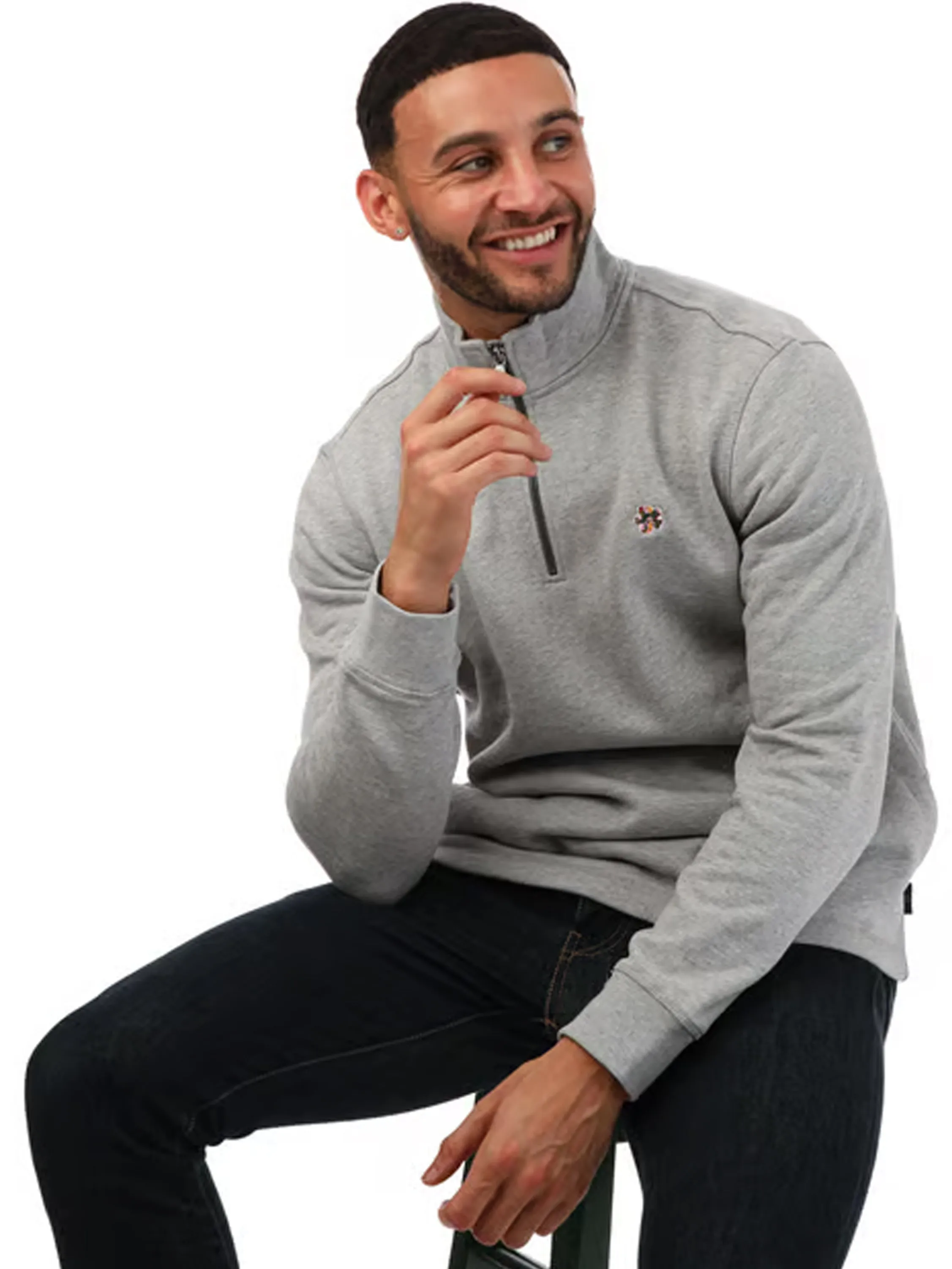 Ted Baker | Mens Half Zip Sweatshirt - Kilbrn sold by Raw Denim product image thumbnail 4