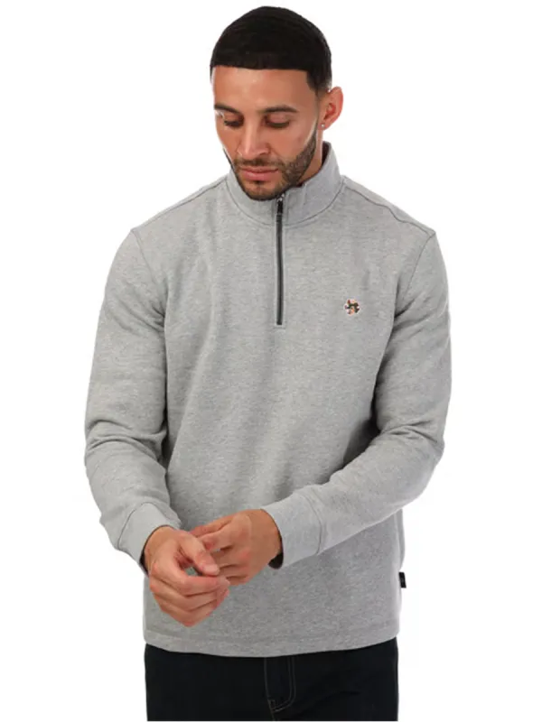 Ted Baker | Mens Half Zip Sweatshirt - Kilbrn sold by Raw Denim