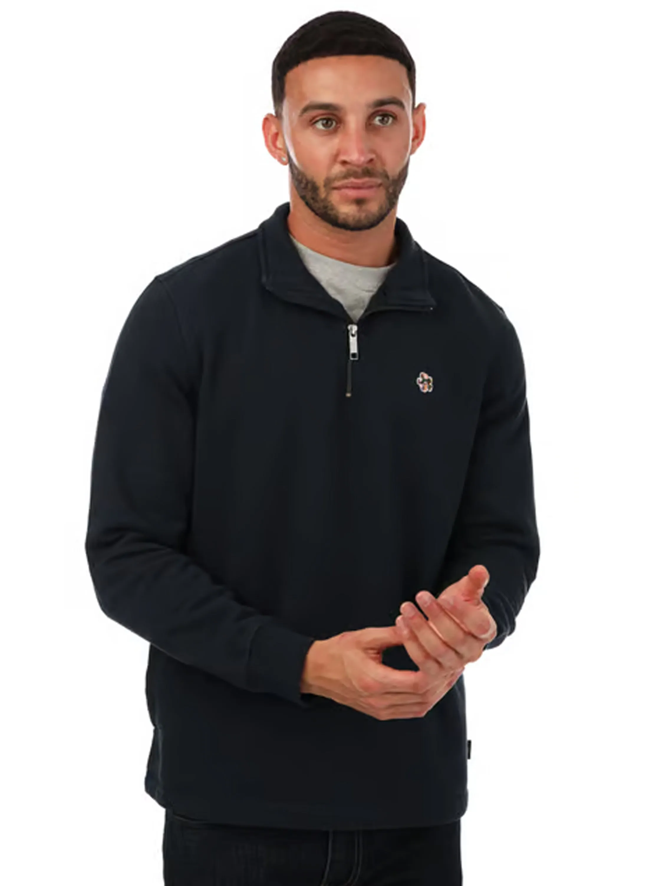 Ted Baker | Mens Half Zip Sweatshirt - Kilbrn sold by Raw Denim product image thumbnail 5