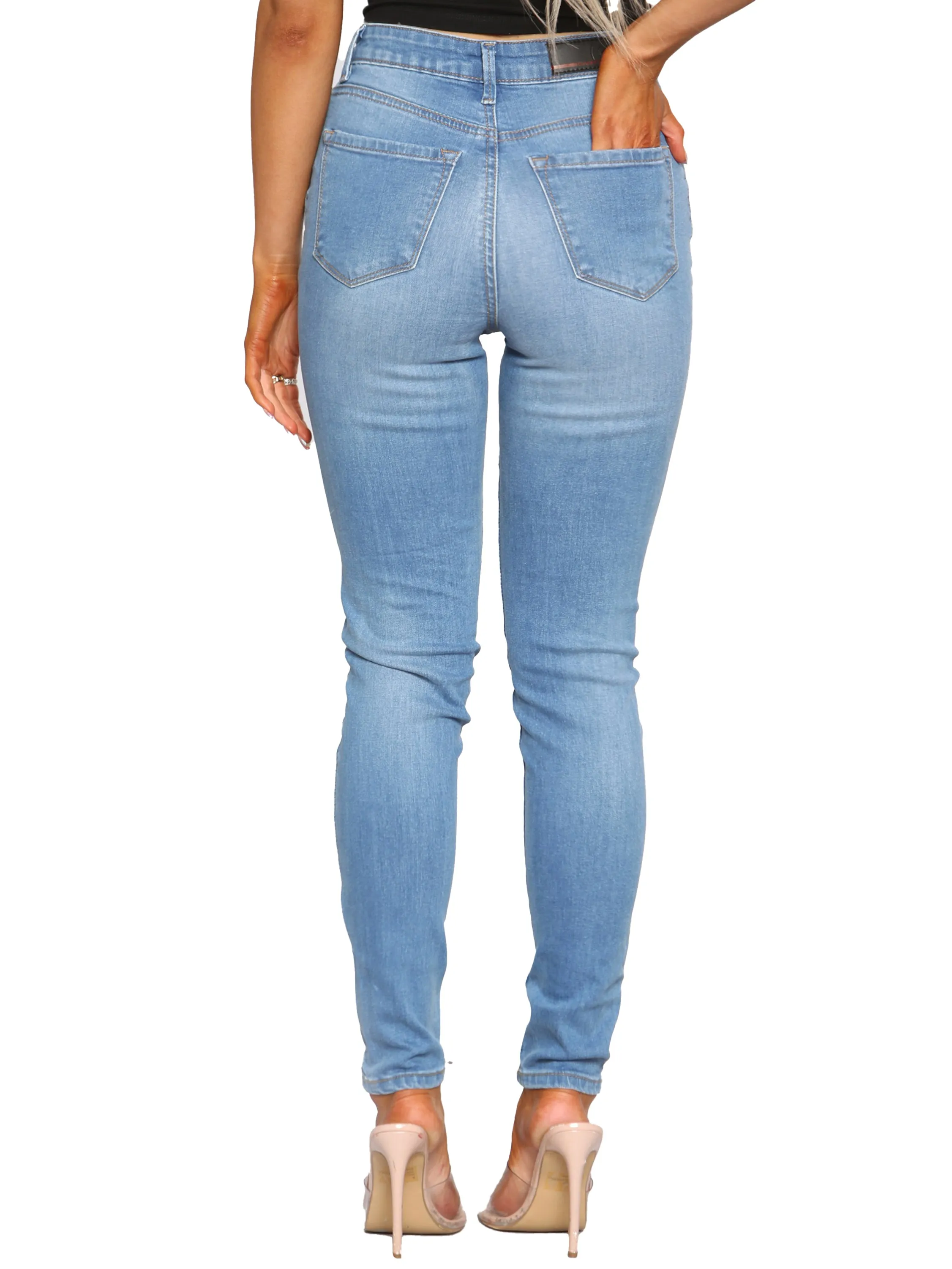 Enzo | Womens Skinny Stretch Denim Jeans sold by Raw Denim product image thumbnail 4