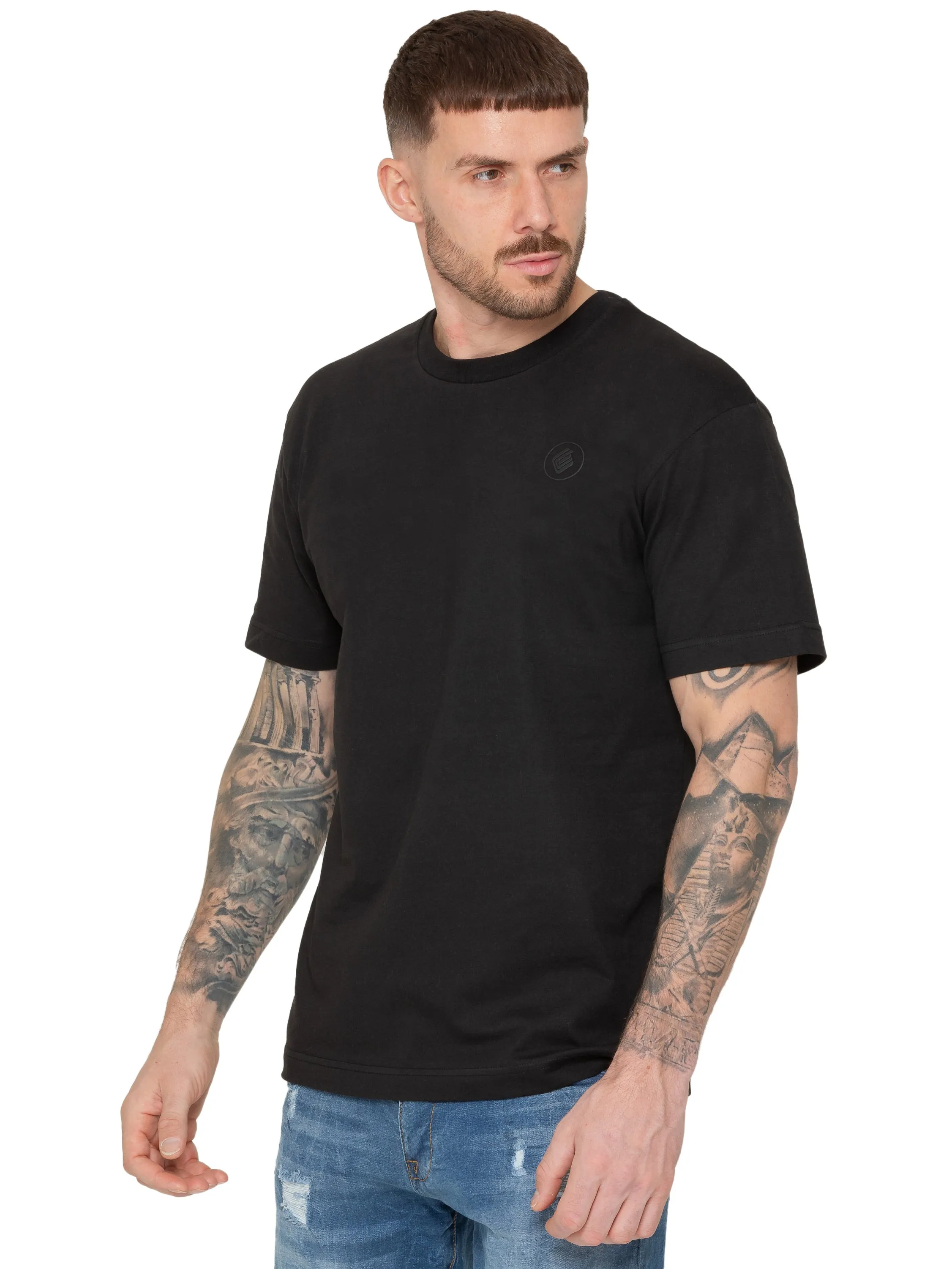 Enzo | Oversized Crew Neck T-Shirt sold by Raw Denim product image thumbnail 4