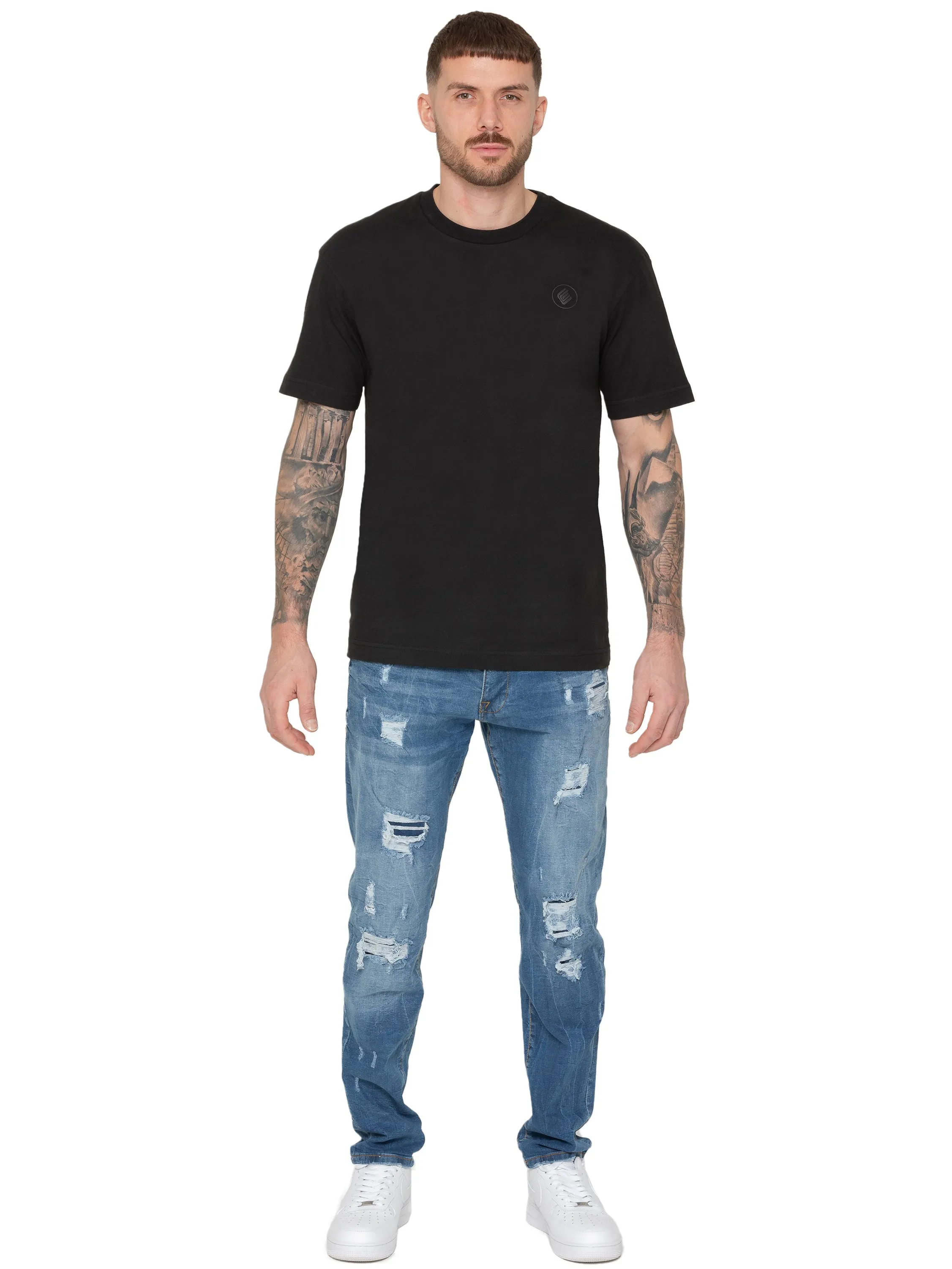 Enzo | Oversized Crew Neck T-Shirt sold by Raw Denim product image thumbnail 5