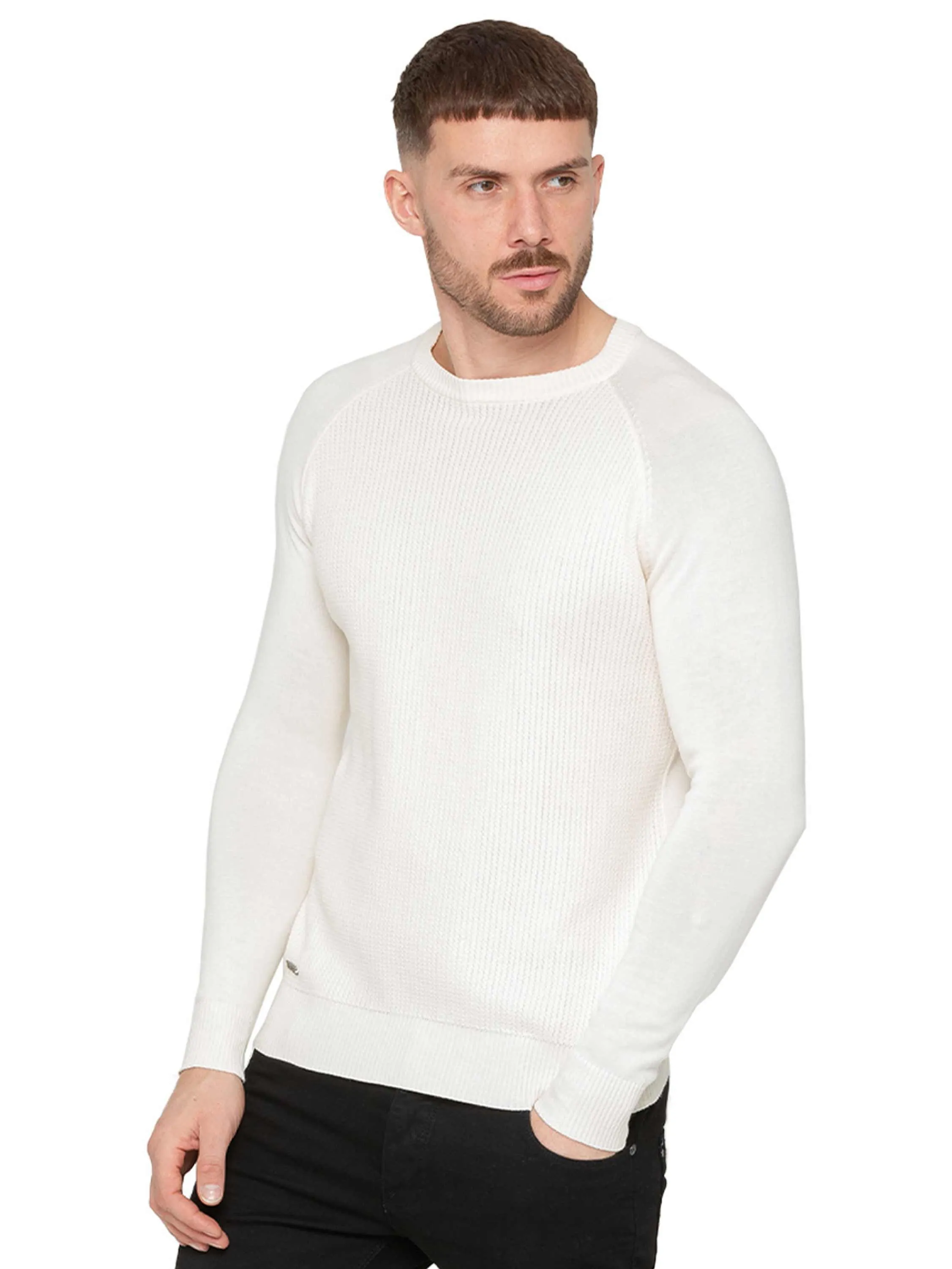 Enzo Milano | Mens Crew Neck Jumper sold by Raw Denim