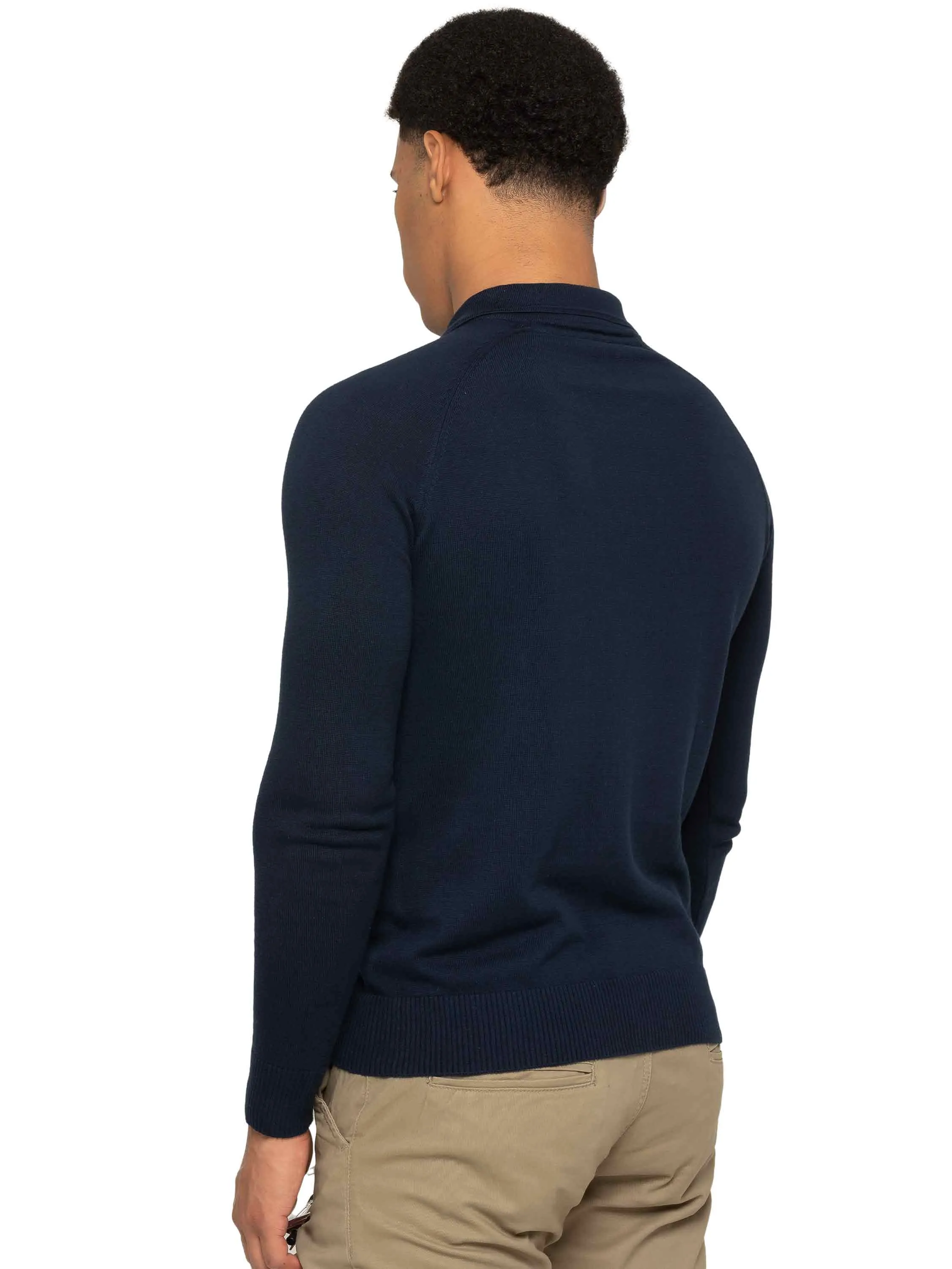 Enzo Milano | Mens Half Zip Polo Jumper sold by Raw Denim product image thumbnail 2
