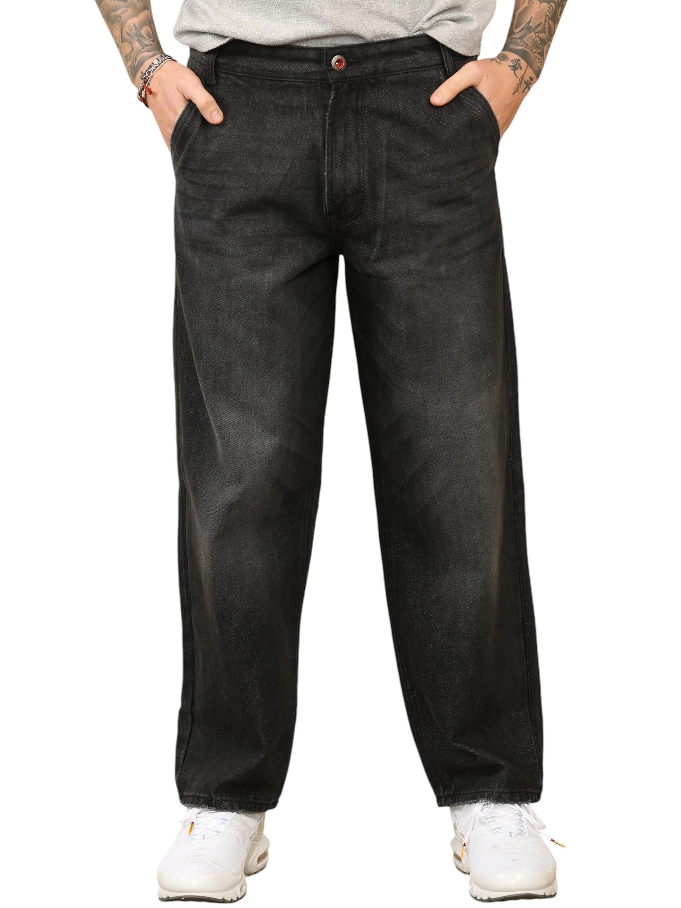 Enzo Milano | Mens Wide-Leg Jeans sold by Raw Denim