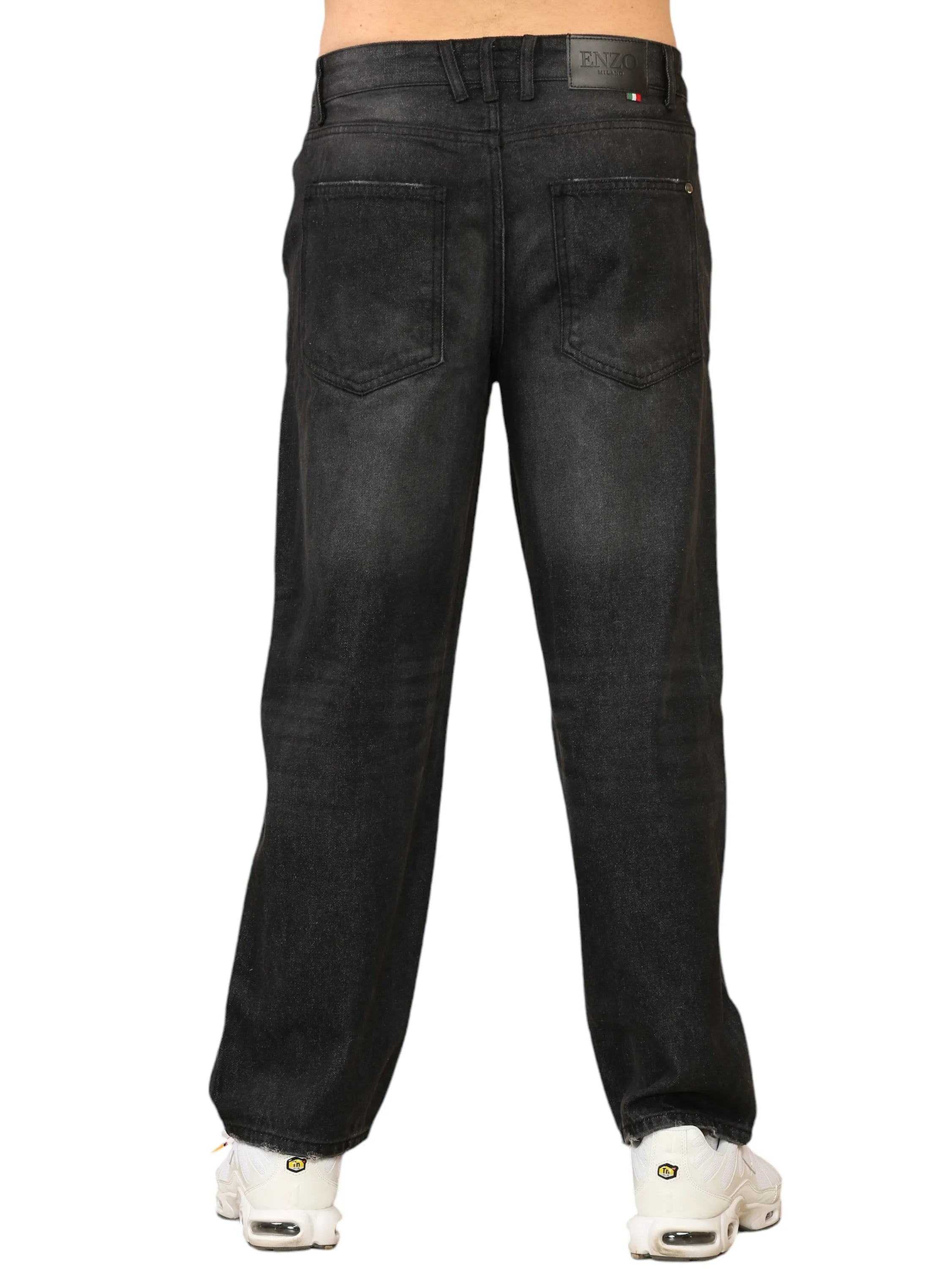 Enzo Milano | Mens Wide-Leg Jeans sold by Raw Denim product image thumbnail 4
