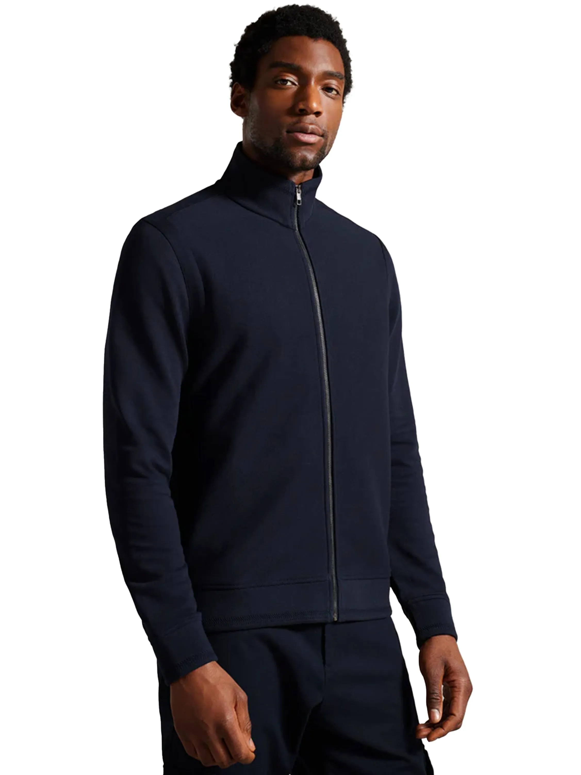 Ted Baker | Mens Full Zip Funnel Neck Jumper - Phloem sold by Raw Denim