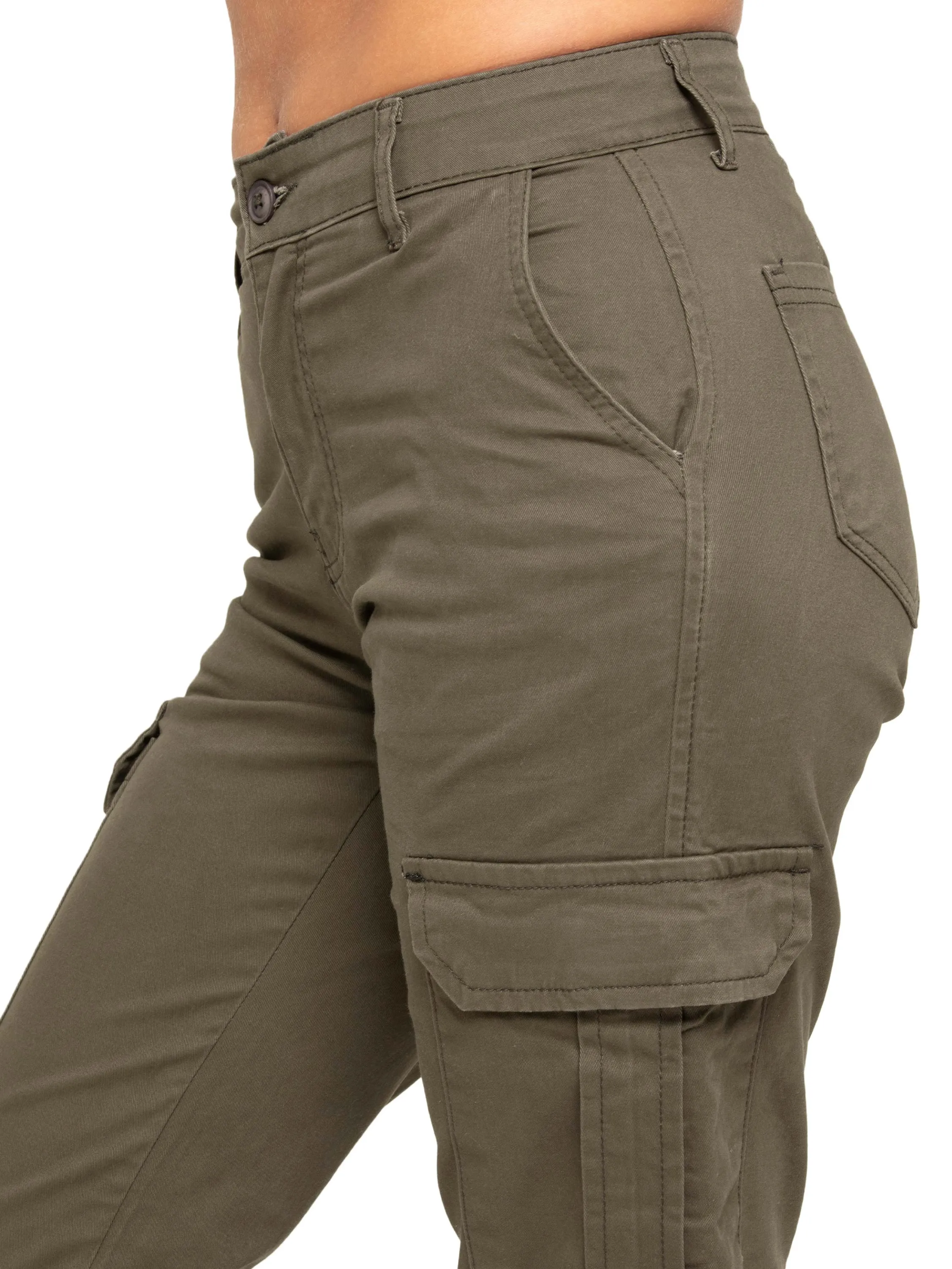 Enzo | Womens Stretch Cargo Jeans sold by Raw Denim product image thumbnail 5