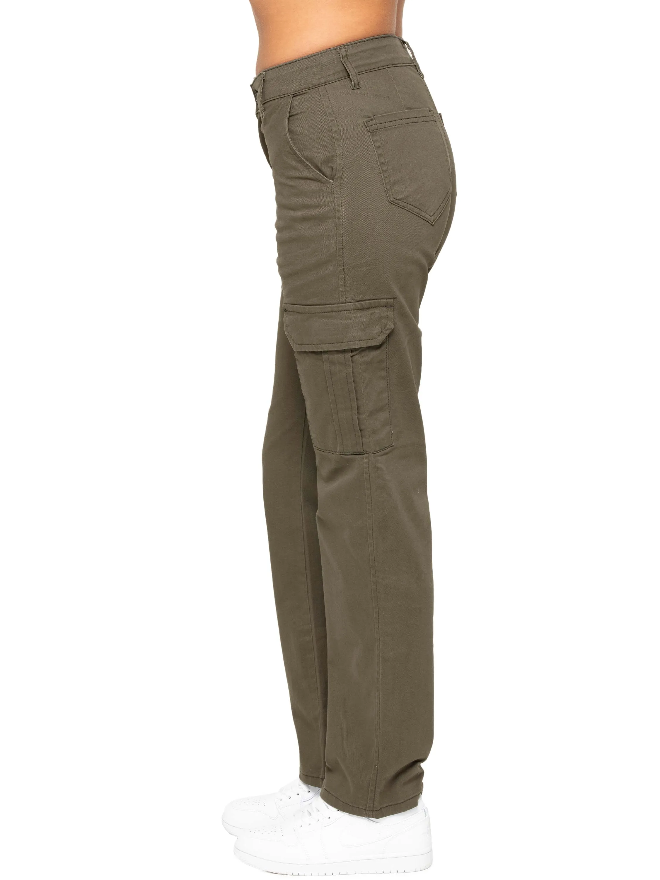 Enzo | Womens Stretch Cargo Jeans sold by Raw Denim product image thumbnail 3