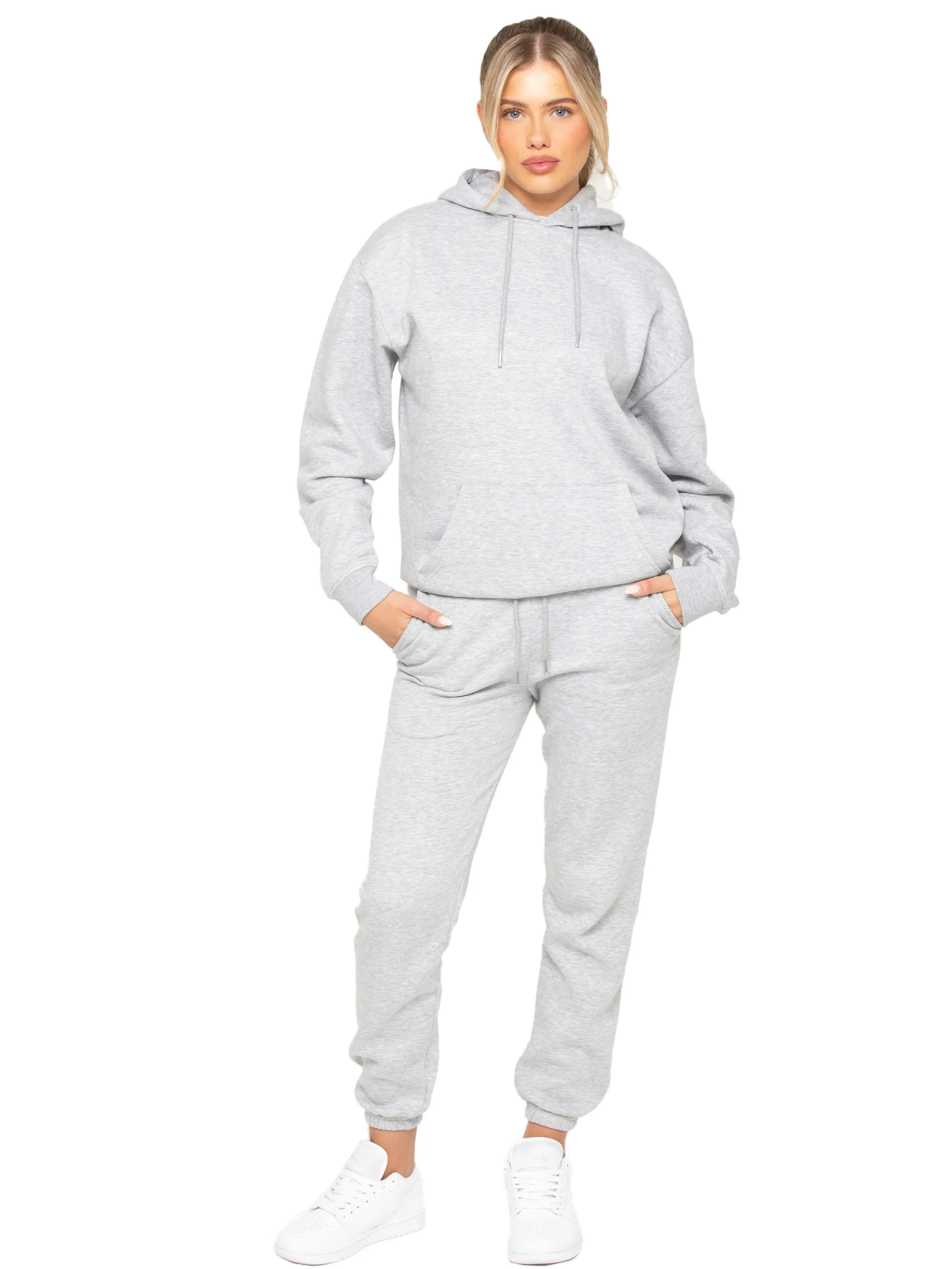 Enzo | Womens Oversized Pullover Hoodie Tracksuit Set sold by Raw Denim