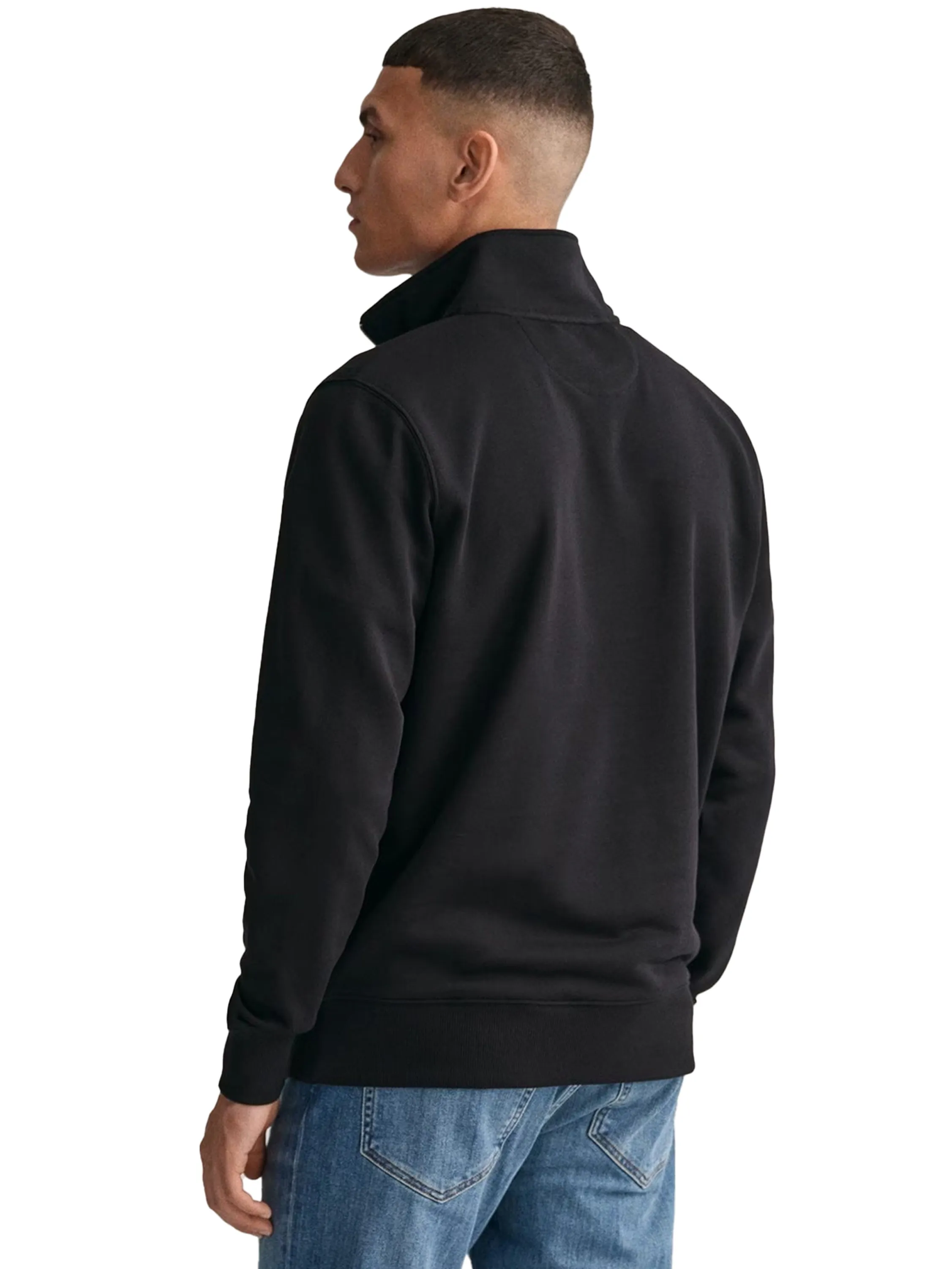 Gant | Mens Shield Half Zip Sweatshirt sold by Raw Denim product image thumbnail 3