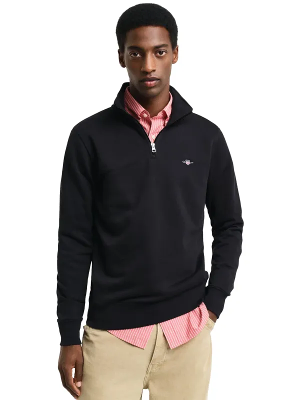 Gant | Mens Archive Shield Half Zip Sweatshirt sold by Raw Denim