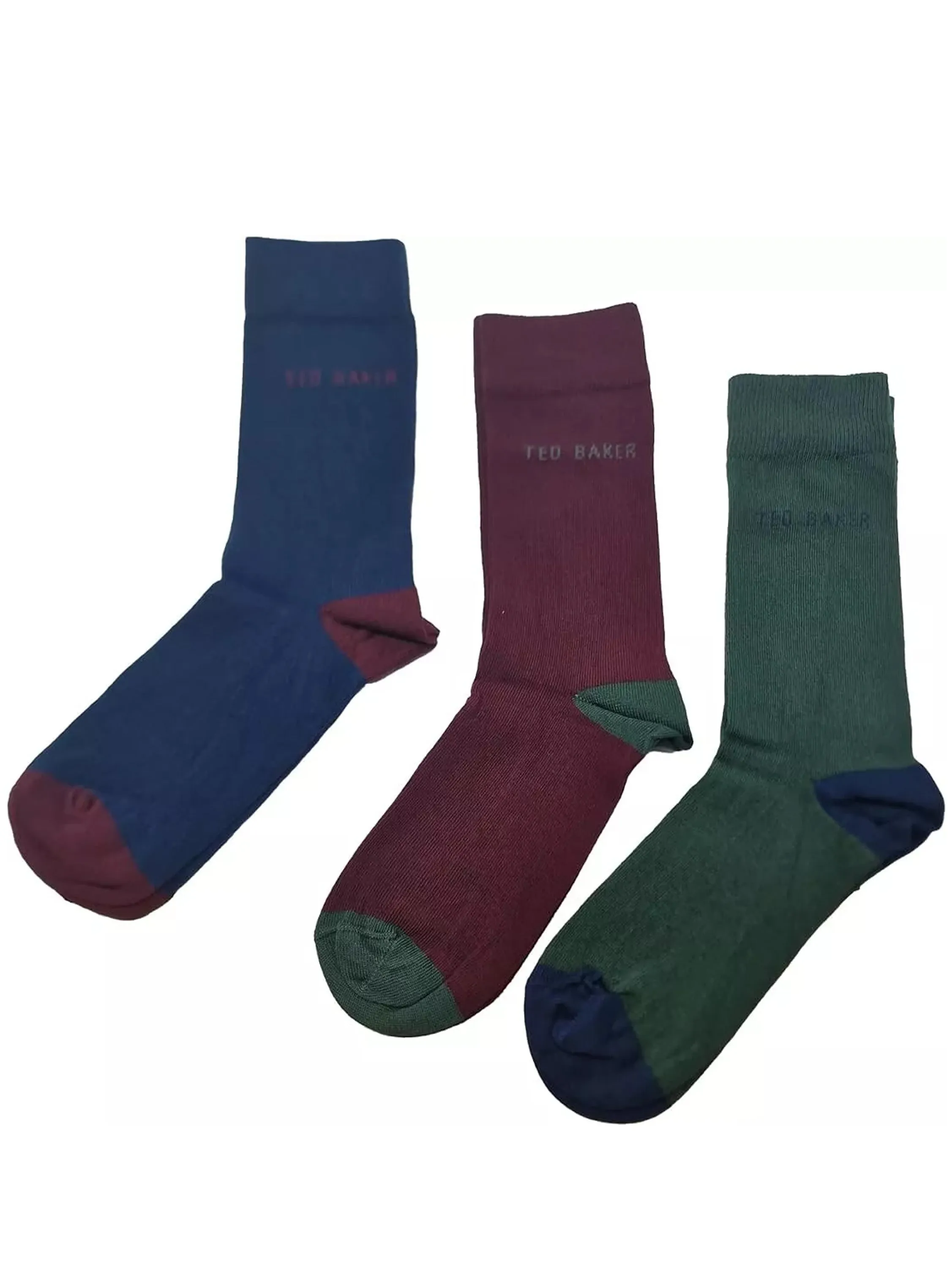 Ted Baker | Mens Three Pack Socks - Assorted sold by Raw Denim product image thumbnail 2