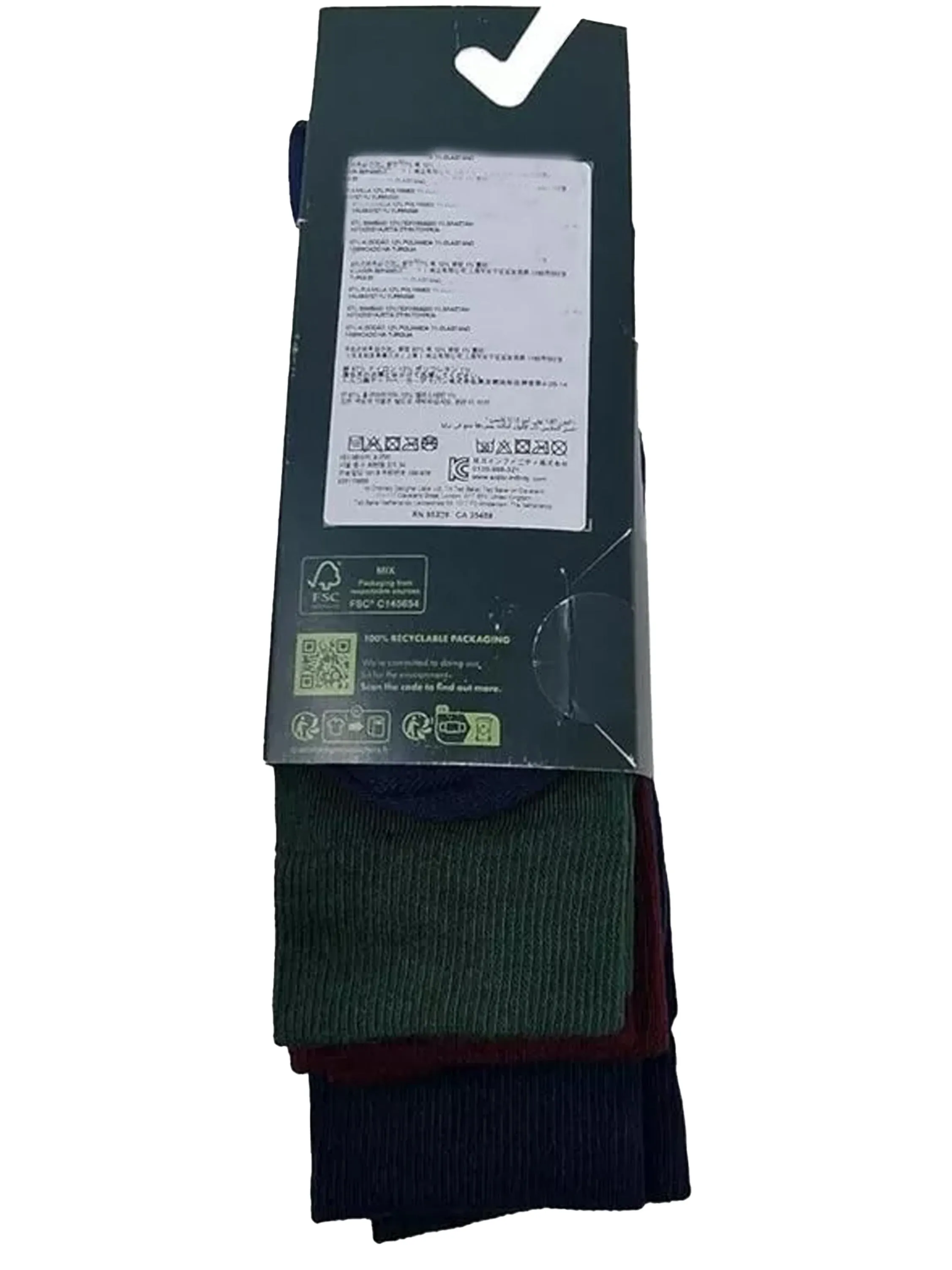 Ted Baker | Mens Three Pack Socks - Assorted sold by Raw Denim product image thumbnail 4
