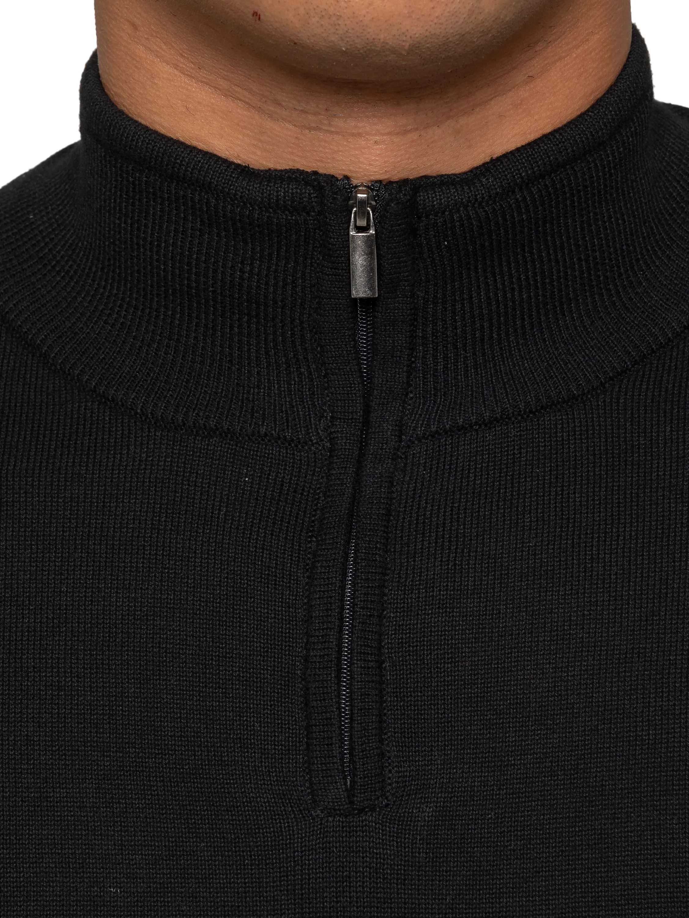 Mens Funnel Neck Knit Jumper sold by Raw Denim product image thumbnail 4
