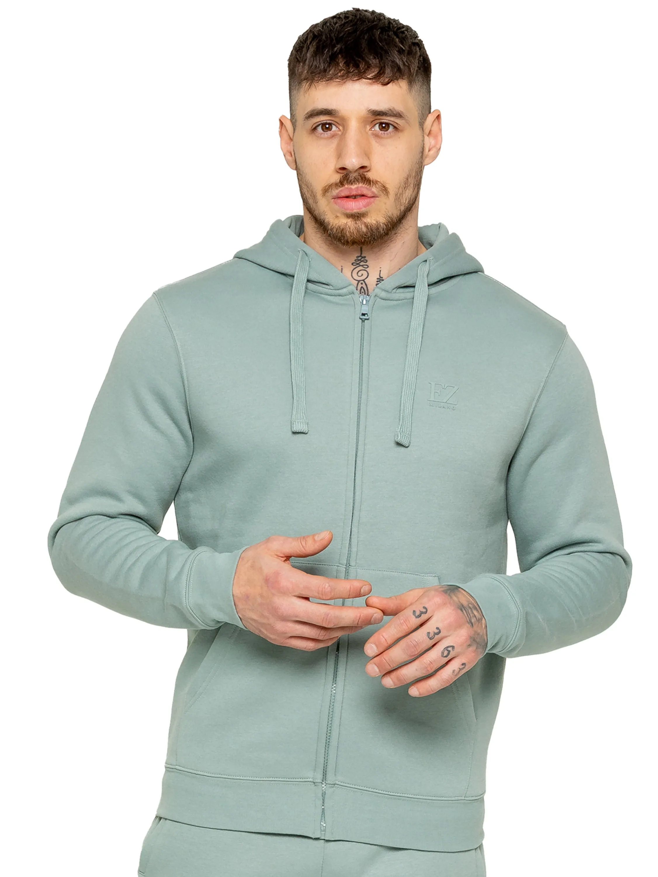 Enzo | Mens Zip Hoodie Tracksuit Set sold by Raw Denim product image thumbnail 3